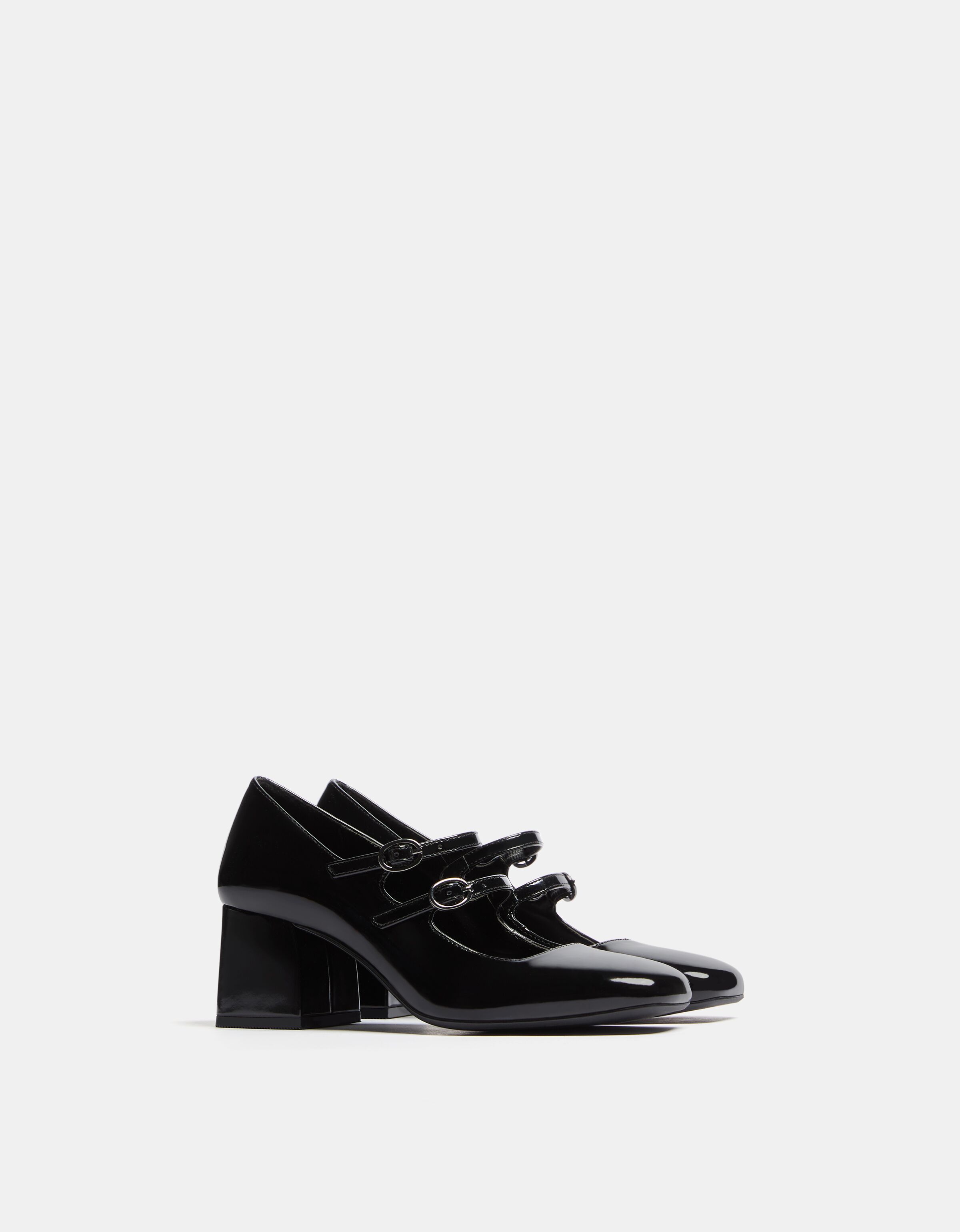 Mary Jane block heel shoes Shoes BSK Teen Bershka