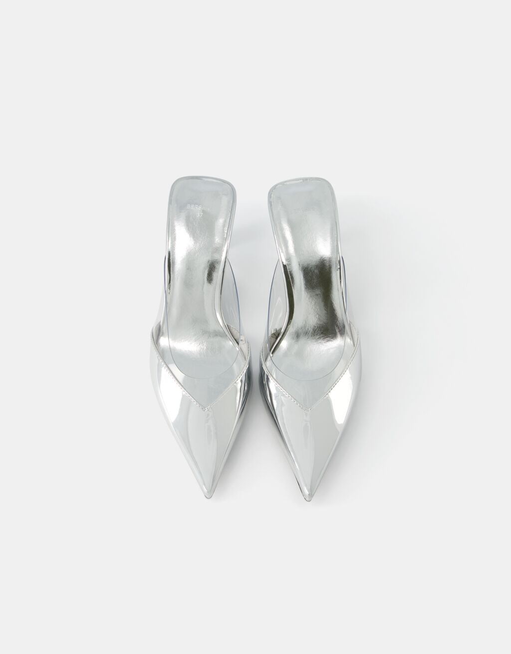 خف فينيل ممعدن بكعب صغير-فضي-3