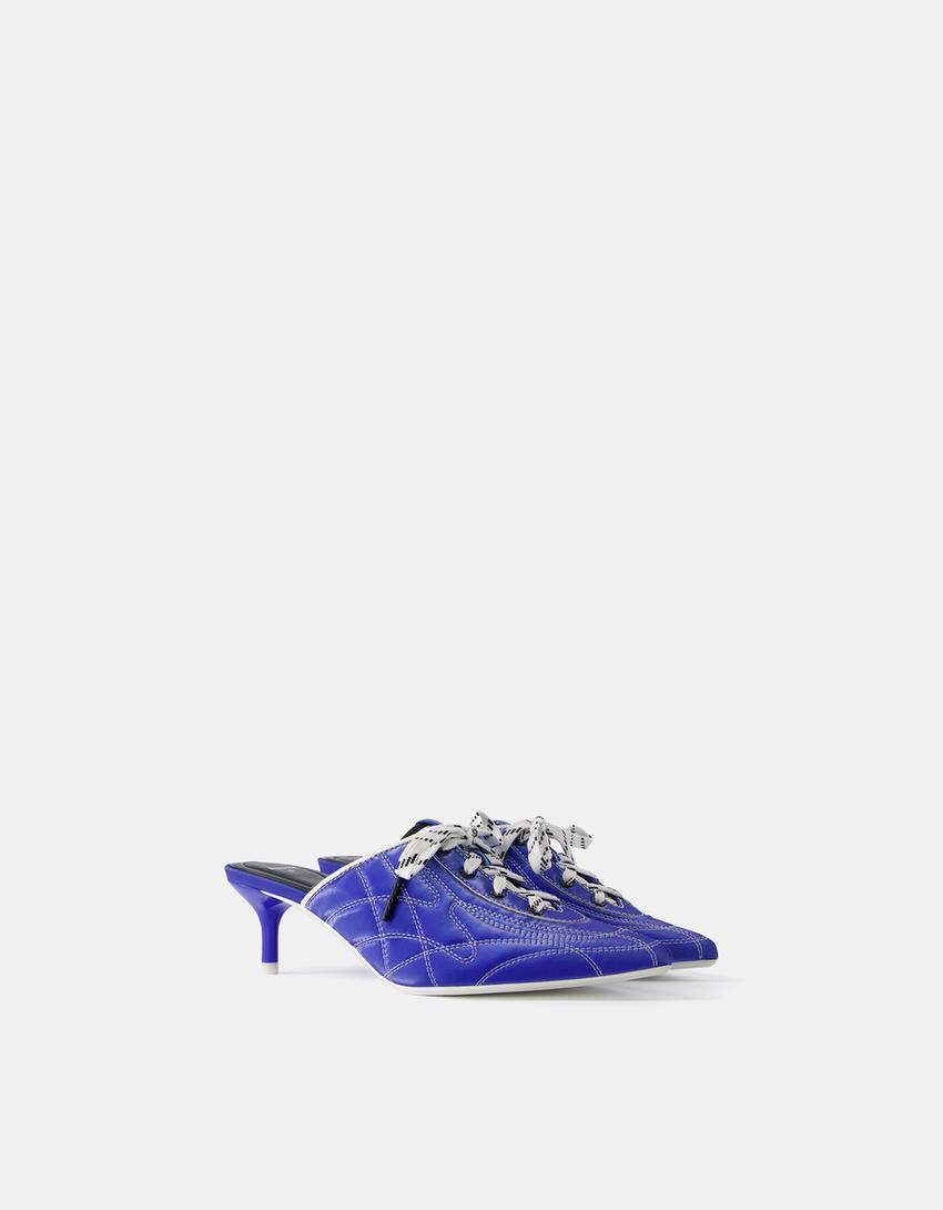 خف كرة قدم بكعب صغير-أزرق-0