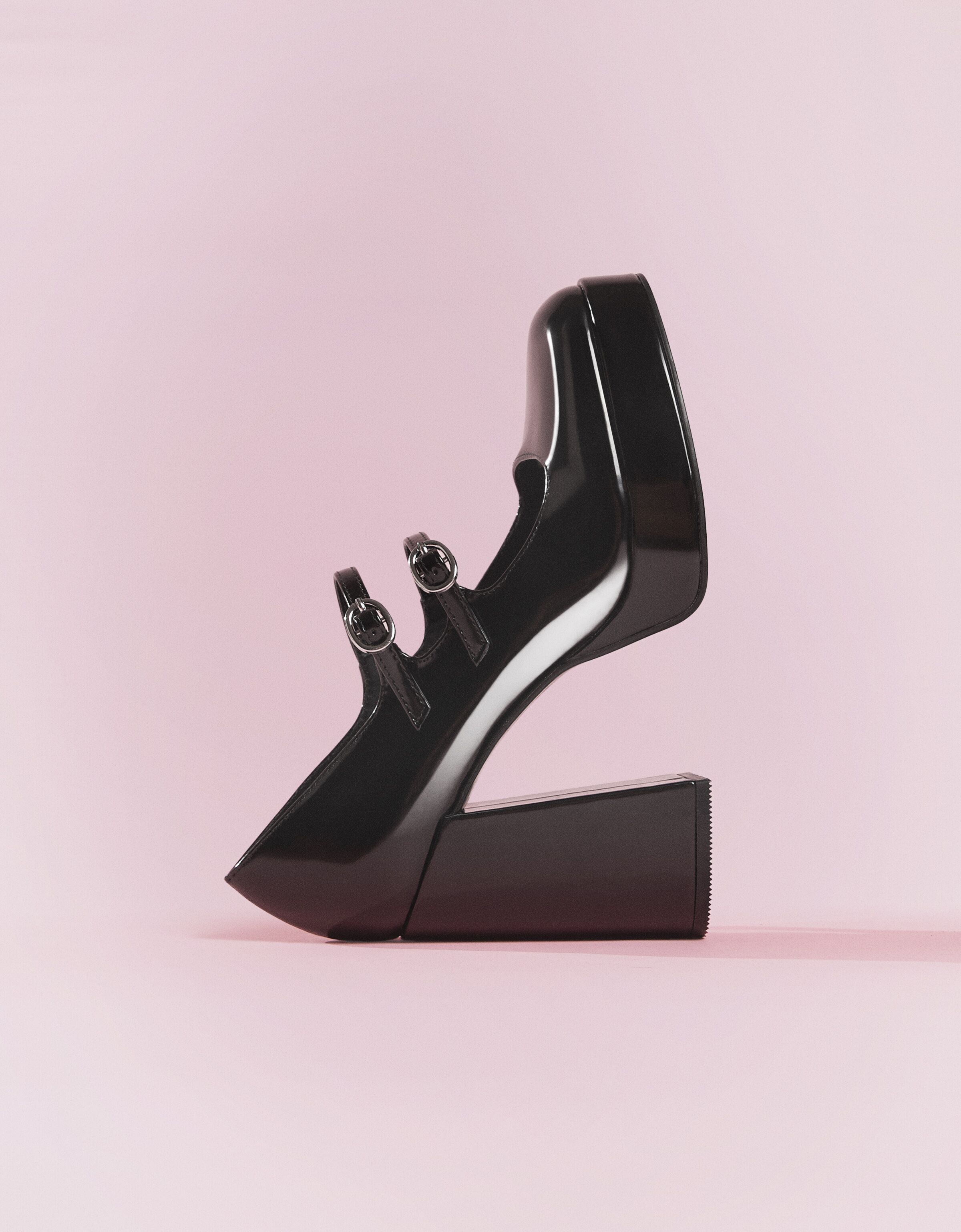Ballerine con discount zeppa e plateau