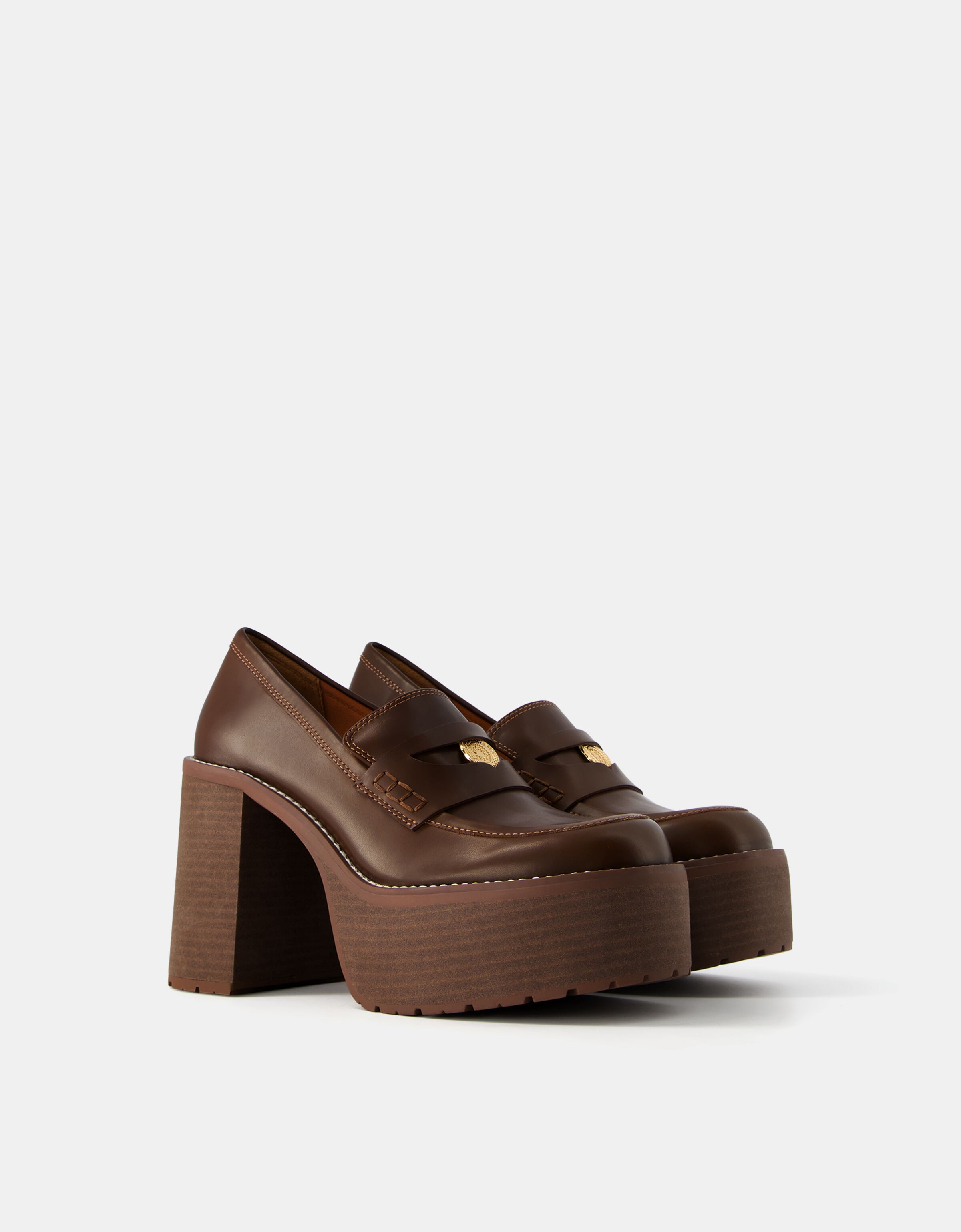 Mocassini con plateau shop