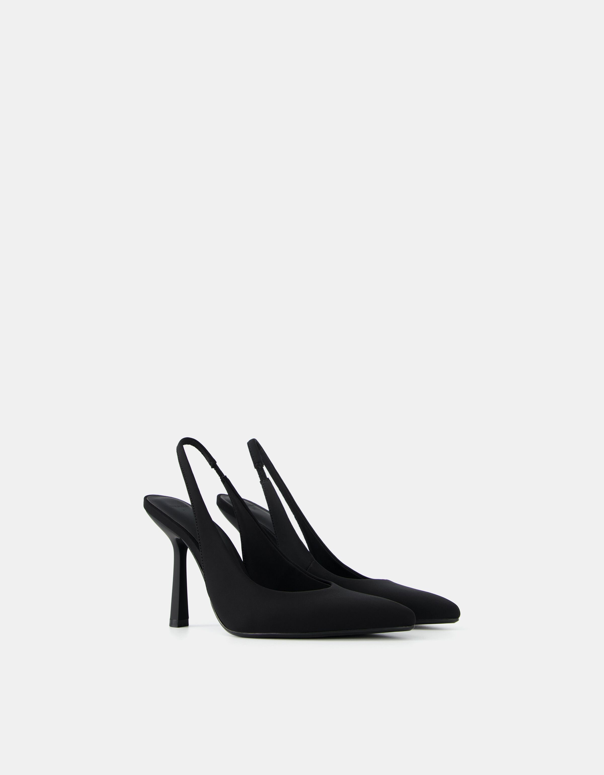 Mules a talon aiguille Femme Bershka
