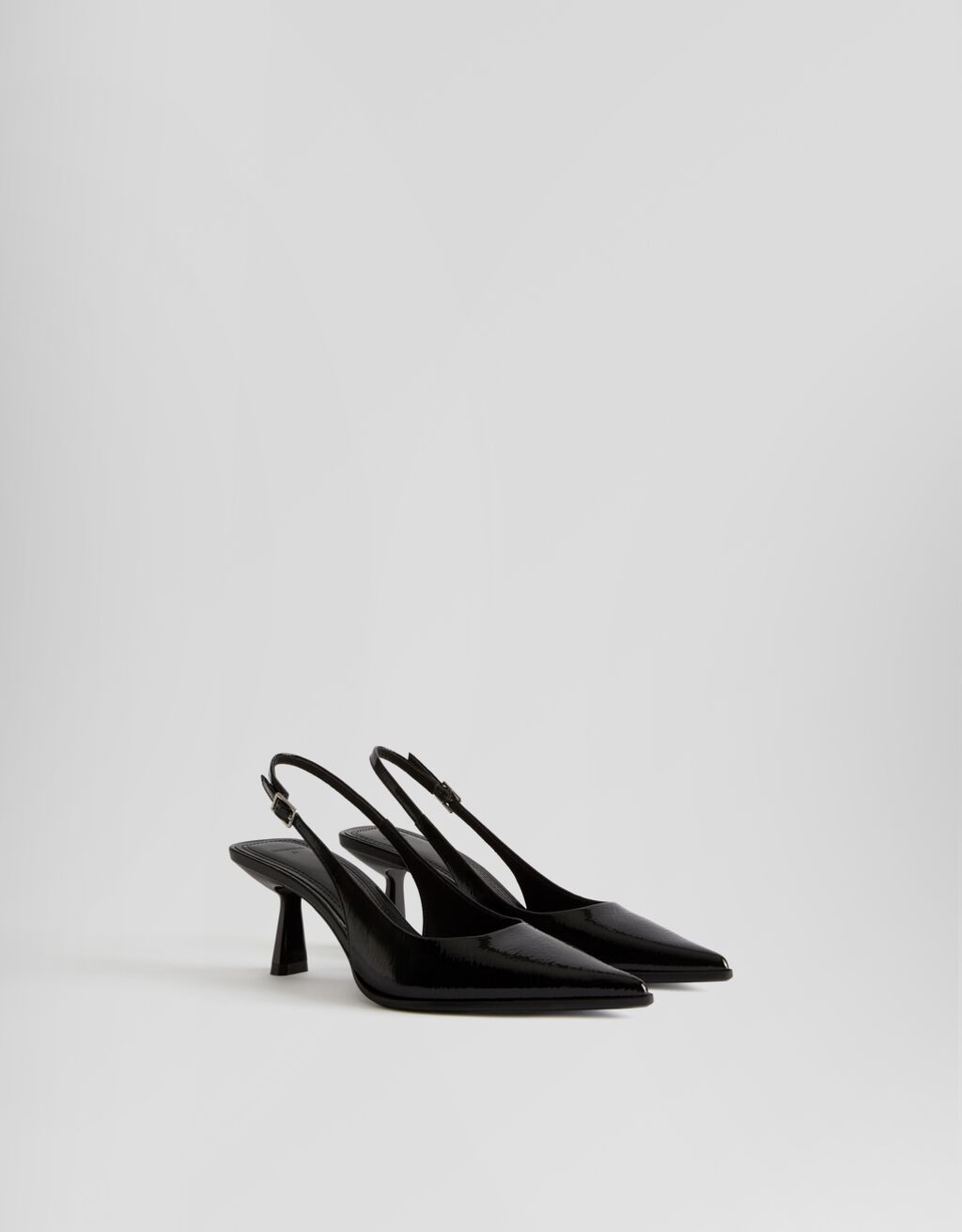 Kitten heel Slingback Shoes Women Bershka kitten-heel-slingback-shoes-women-bershka