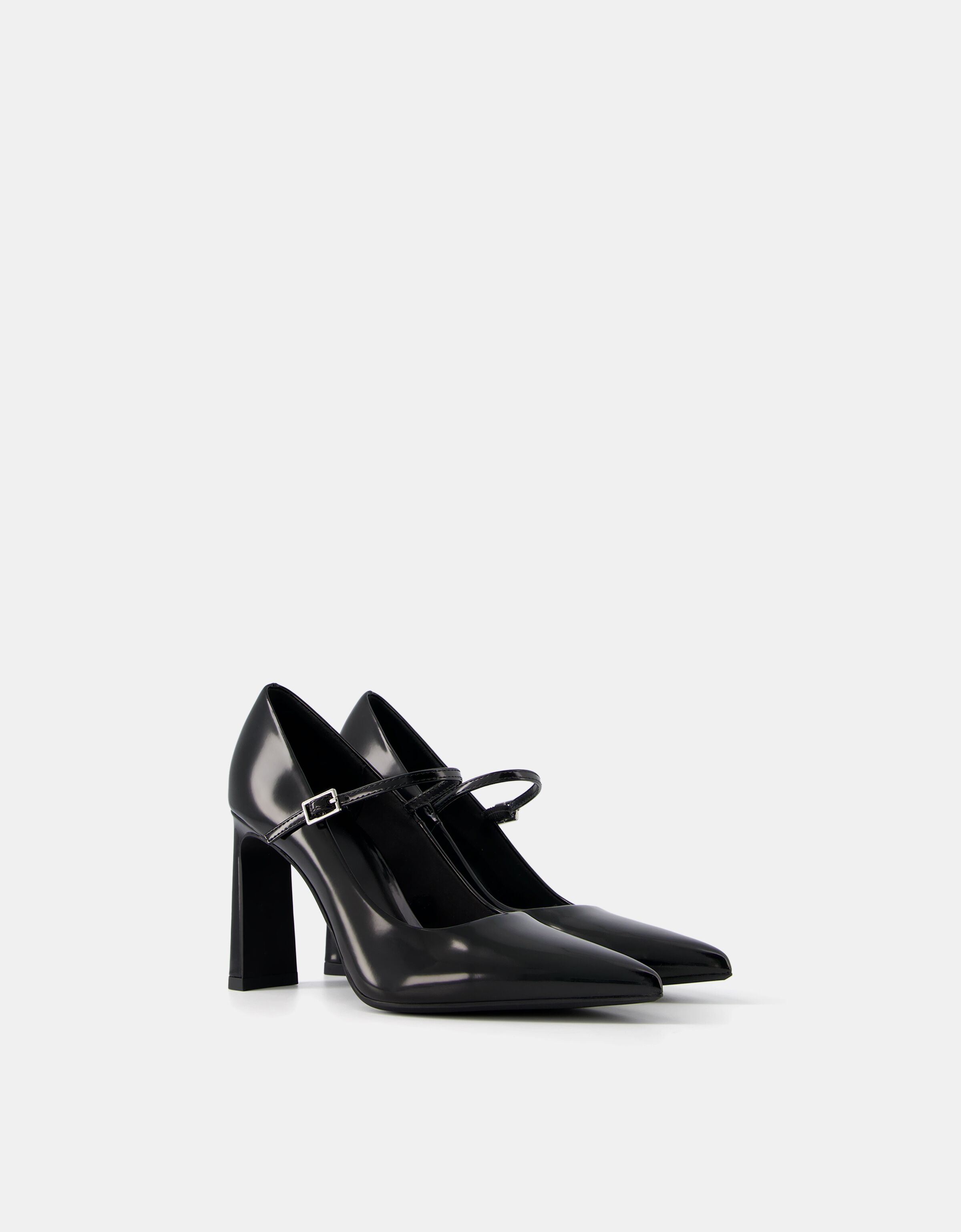 High heel sales mary jane shoes