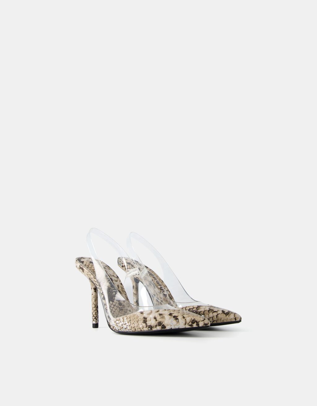 Slingback animal print shoes hot sale