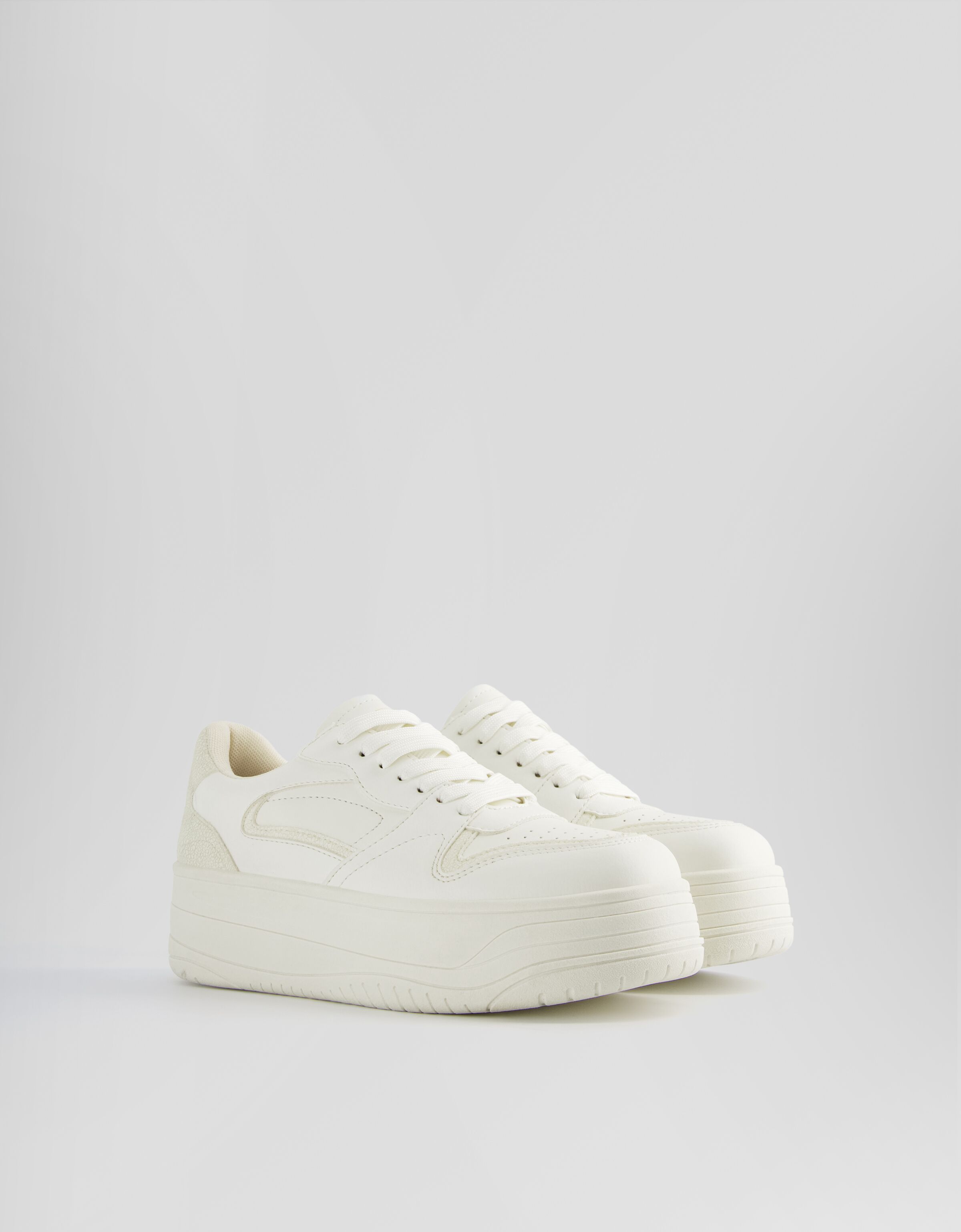 Bershka new arrivals white shoes