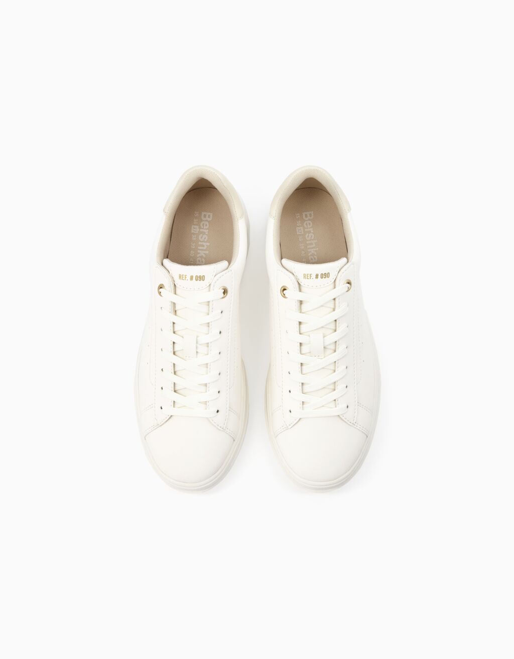 Contrast trainers-WHITE-3