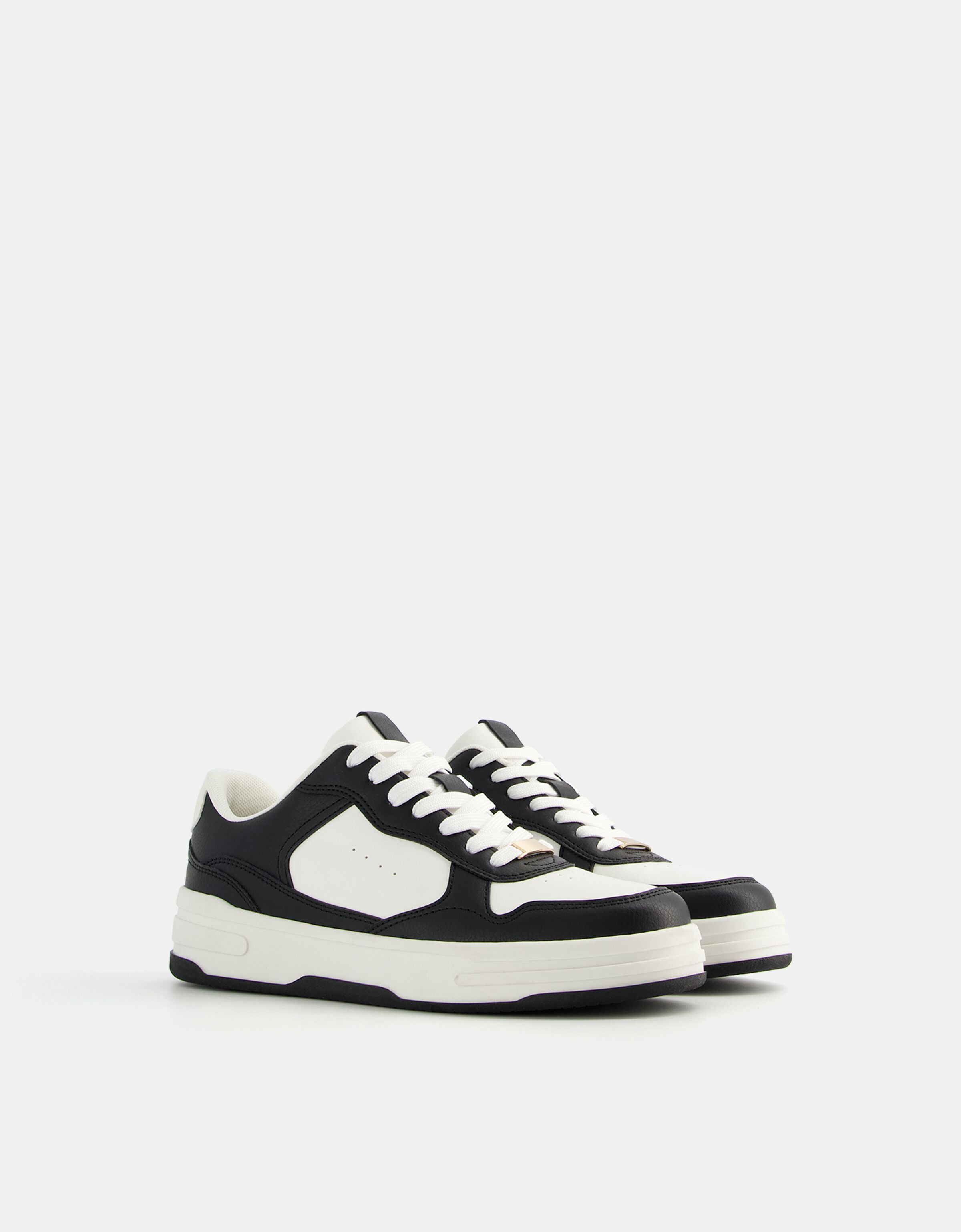 Zapatillas combinadas Zapatos Mujer Bershka