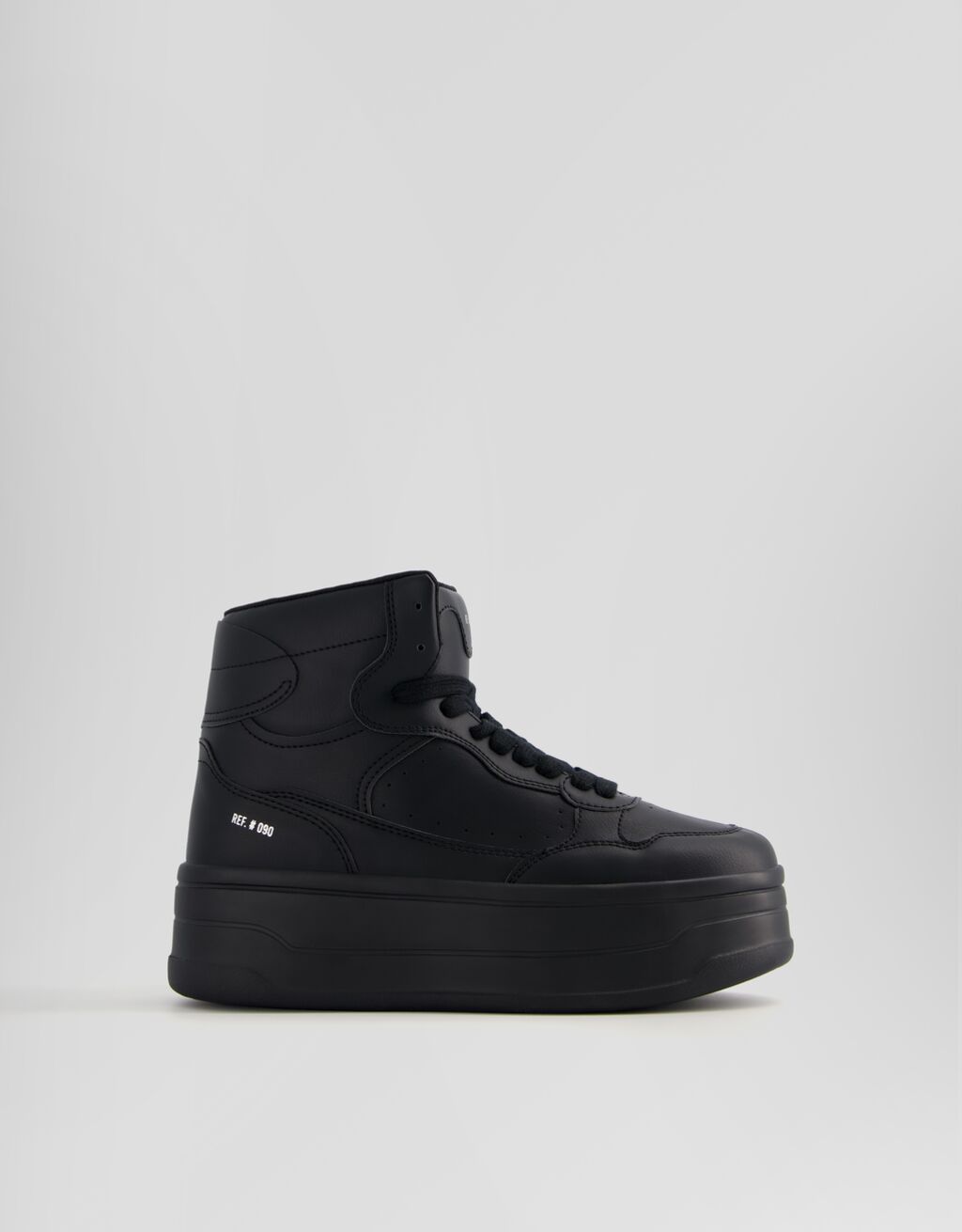 Monochrome platform trainers Women Bershka