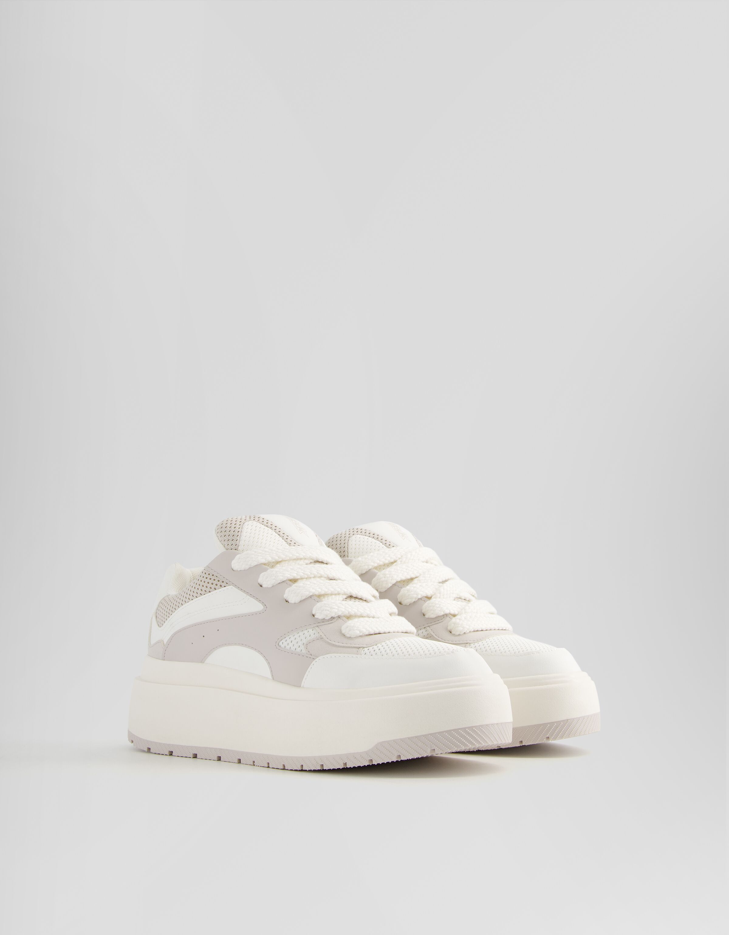 Platform sneakers bershka store
