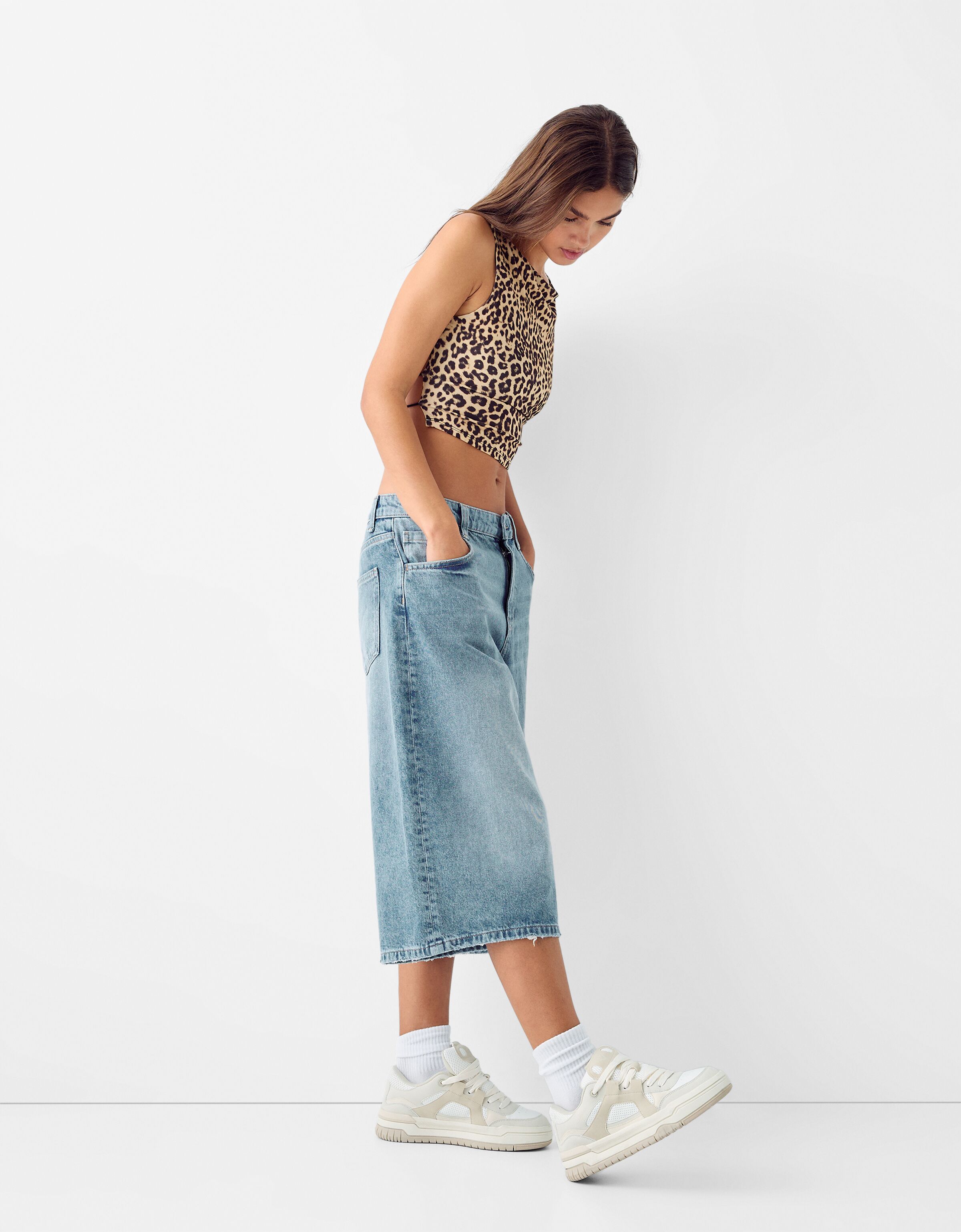 Bershka multi coloured trainers shop