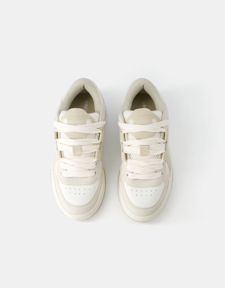 Sneaker im Skate-Stil mit mehreren Lagen-Kombiniert-4