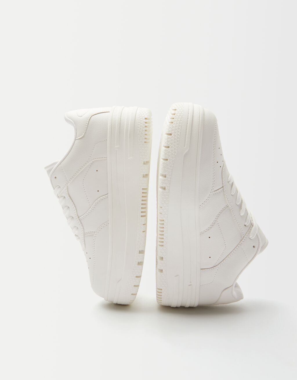 bershka platform trainers