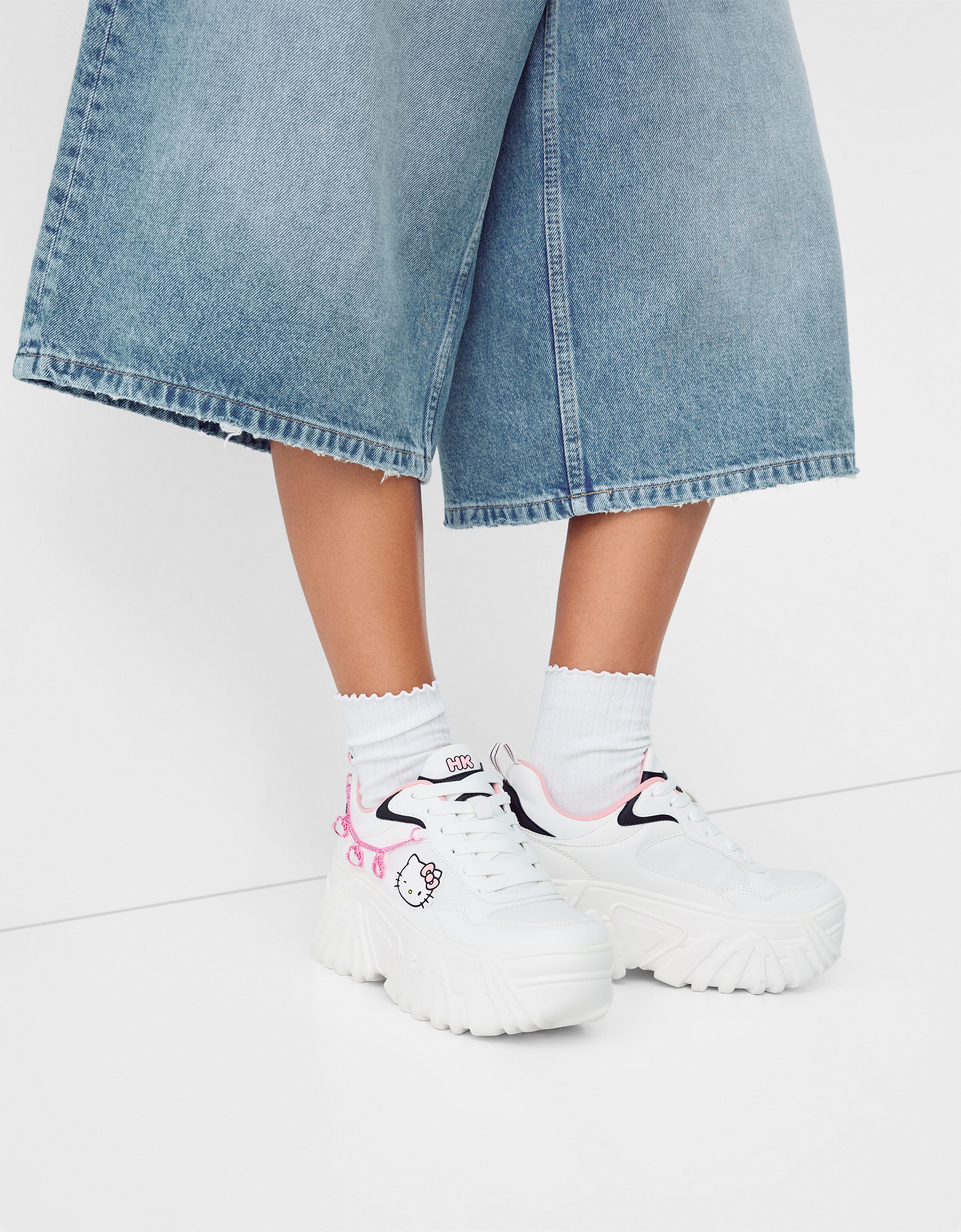 Basket plateforme bershka outlet