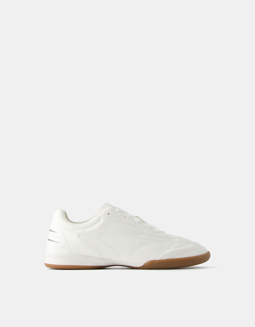 Football style trainers-WHITE-4