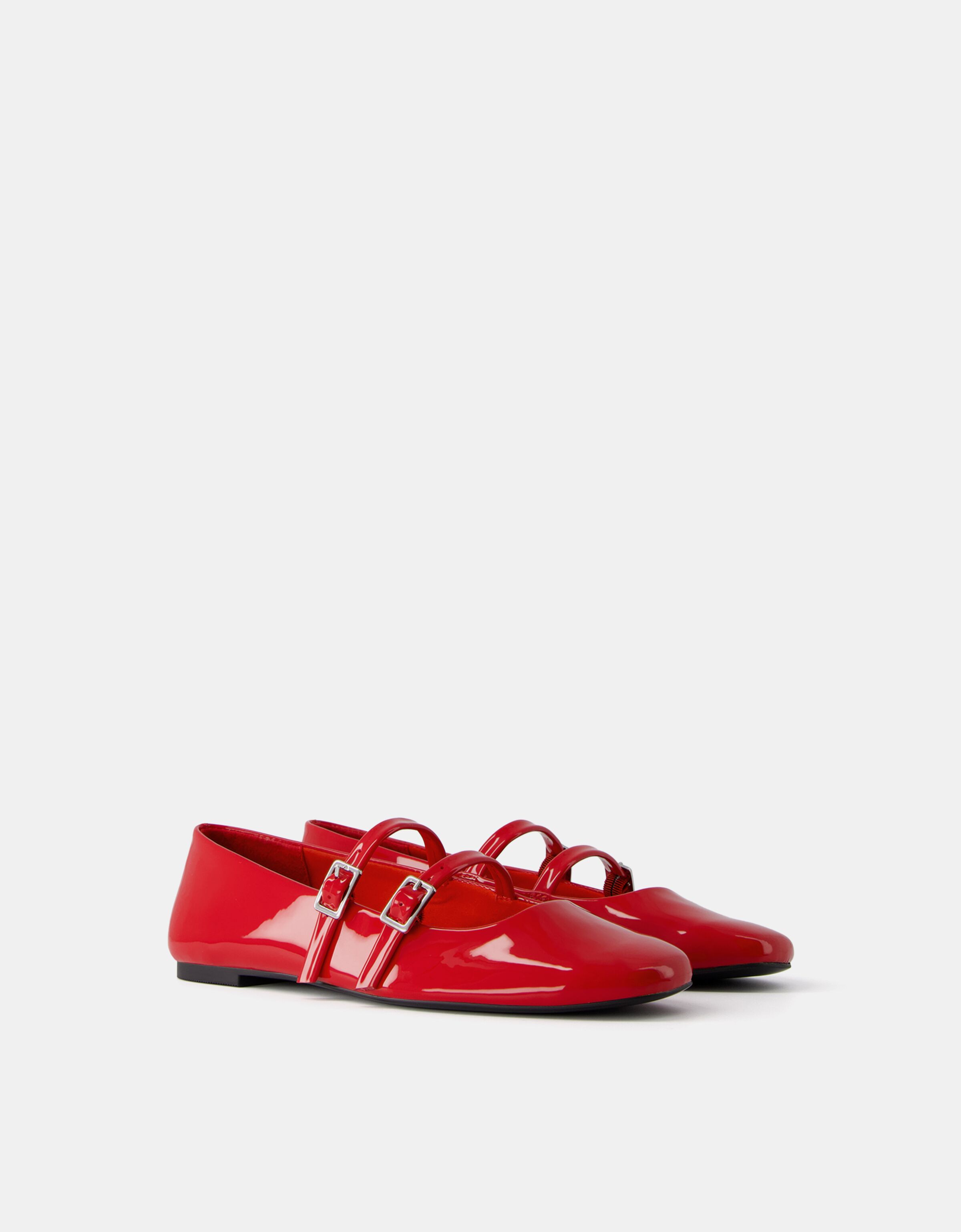 Bershka red shoes on sale