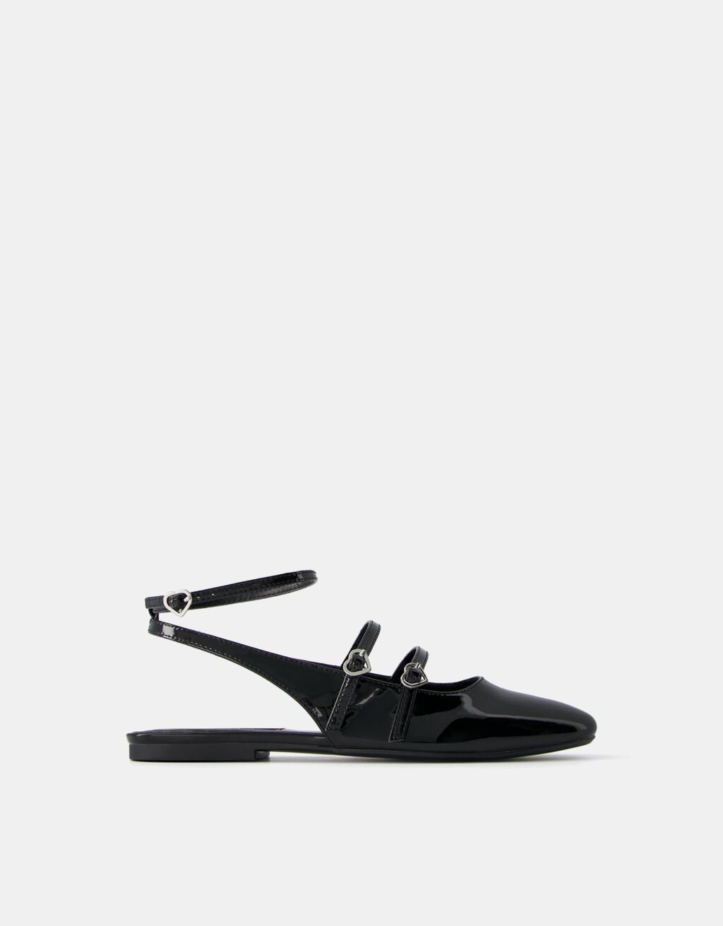 Tokalı Mary Jane babet-SİYAH-6