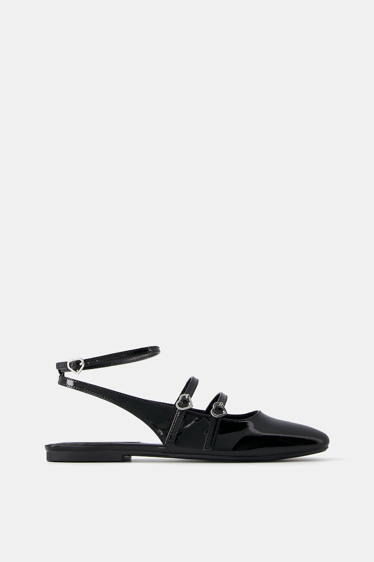 Mary Jane ballet flats with buckles