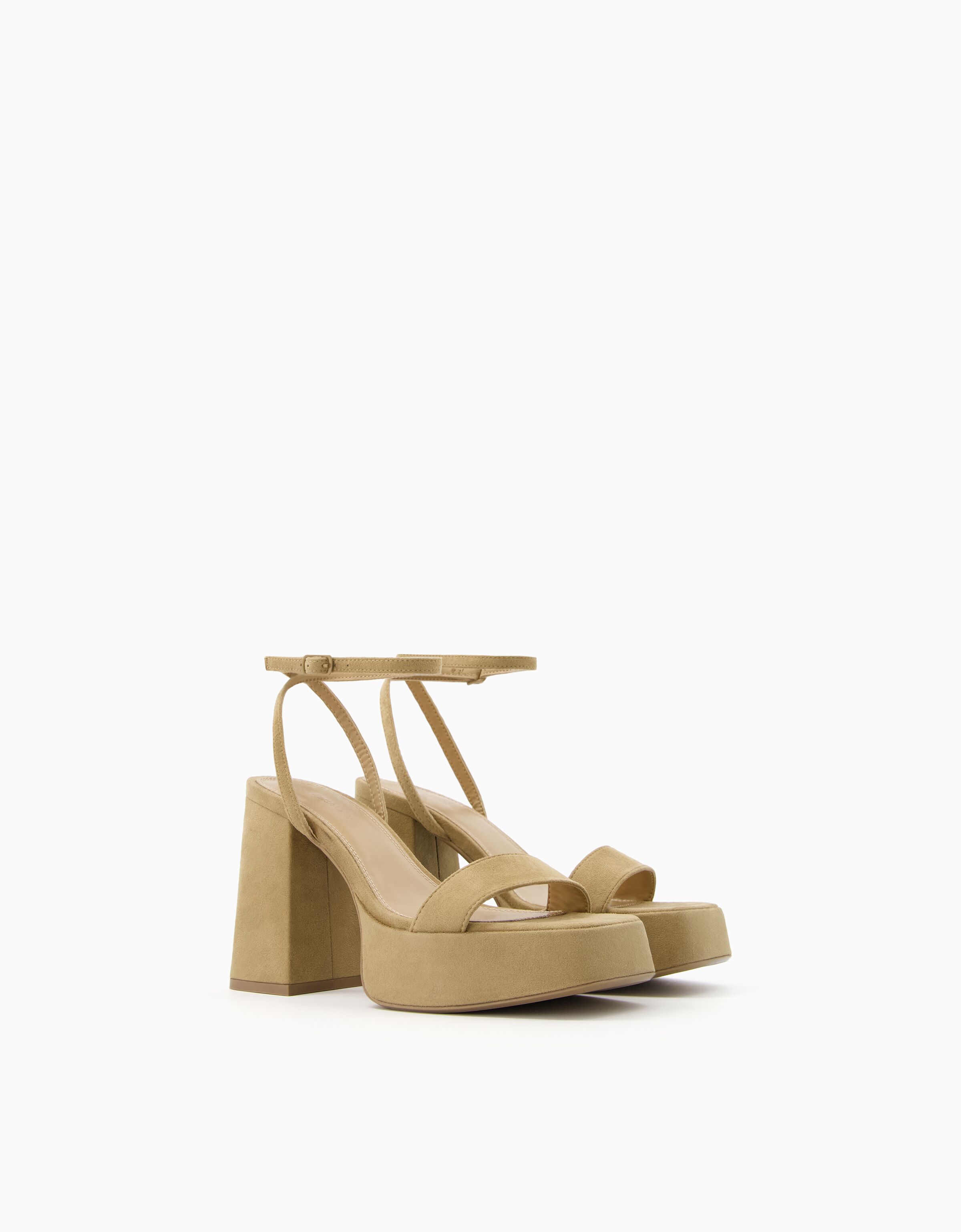 High heel sale platform sandals