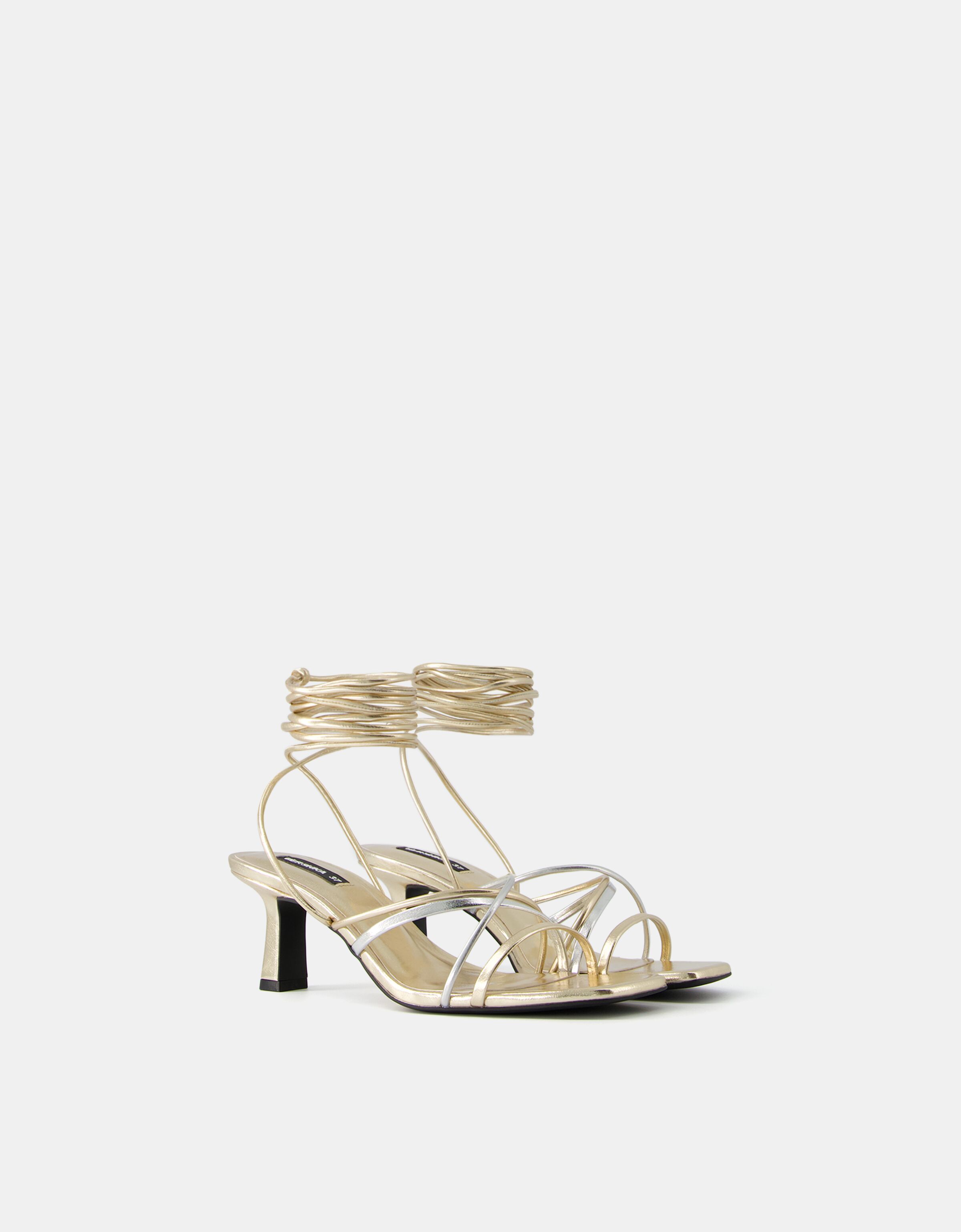 Sandale a talon bershka store