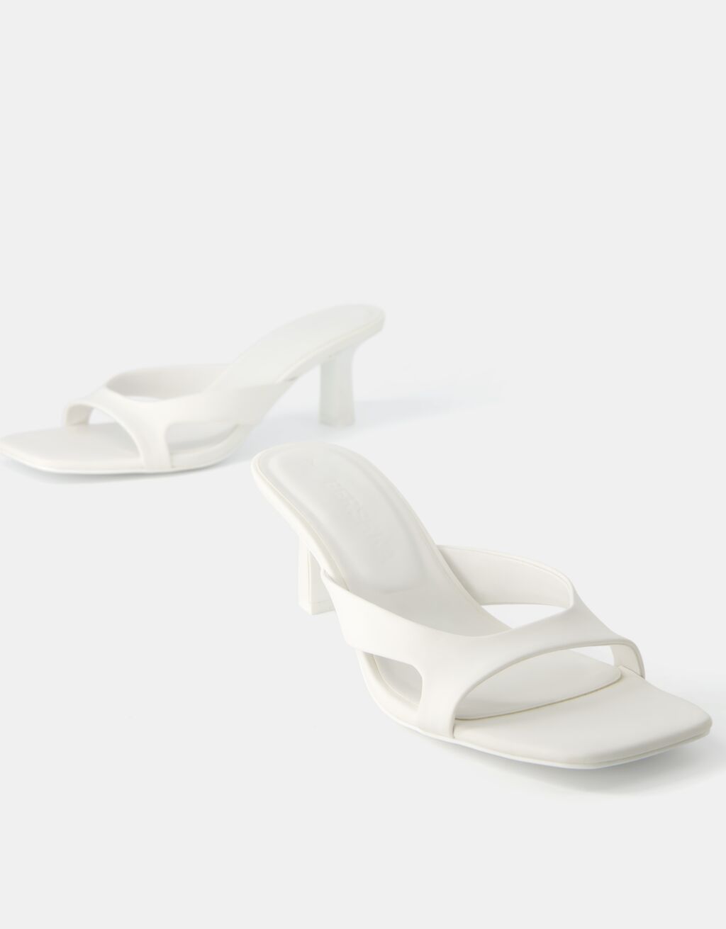 Kitten heel mule sandals. - Women | Bershka