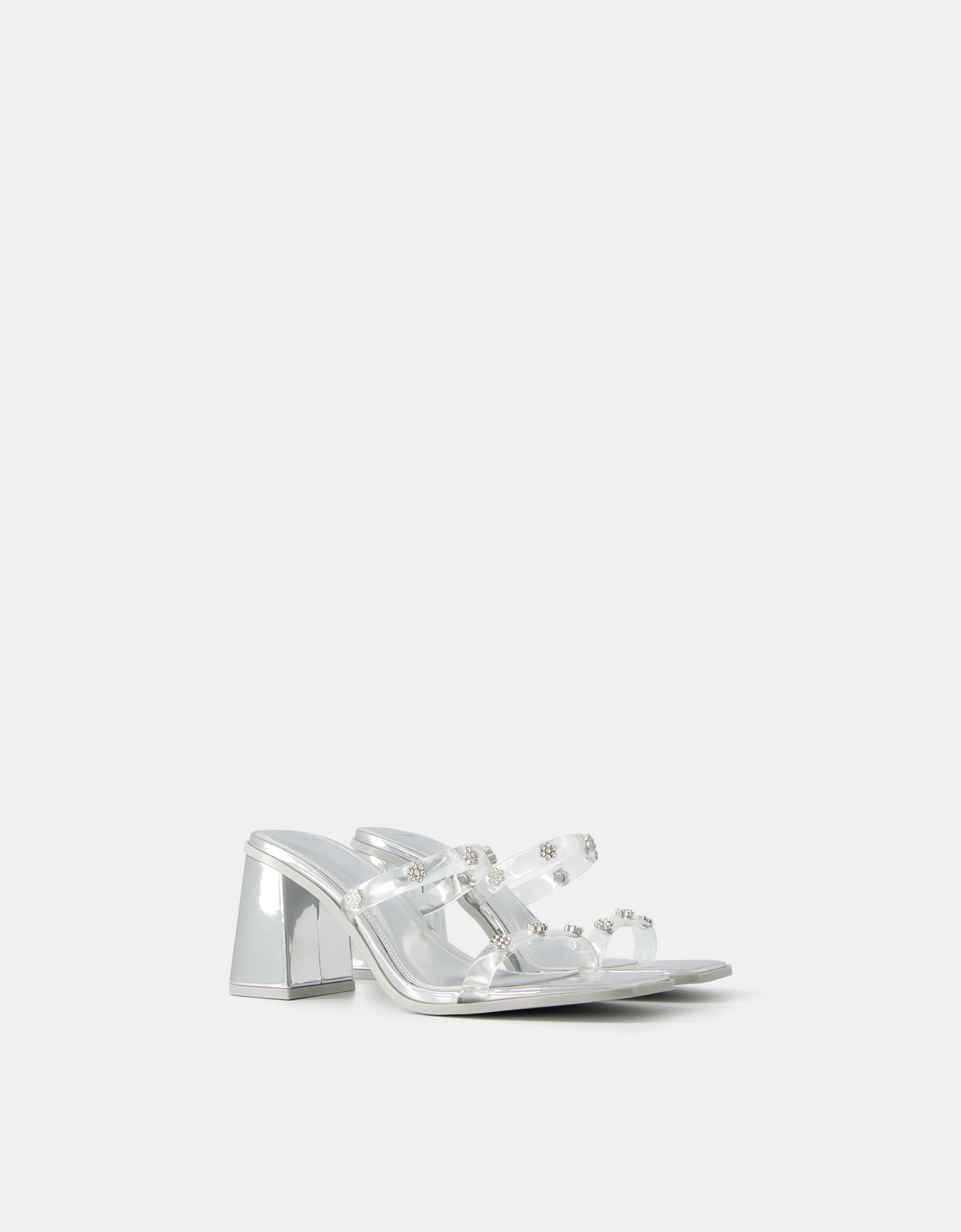 Sandale cheap talon bijoux