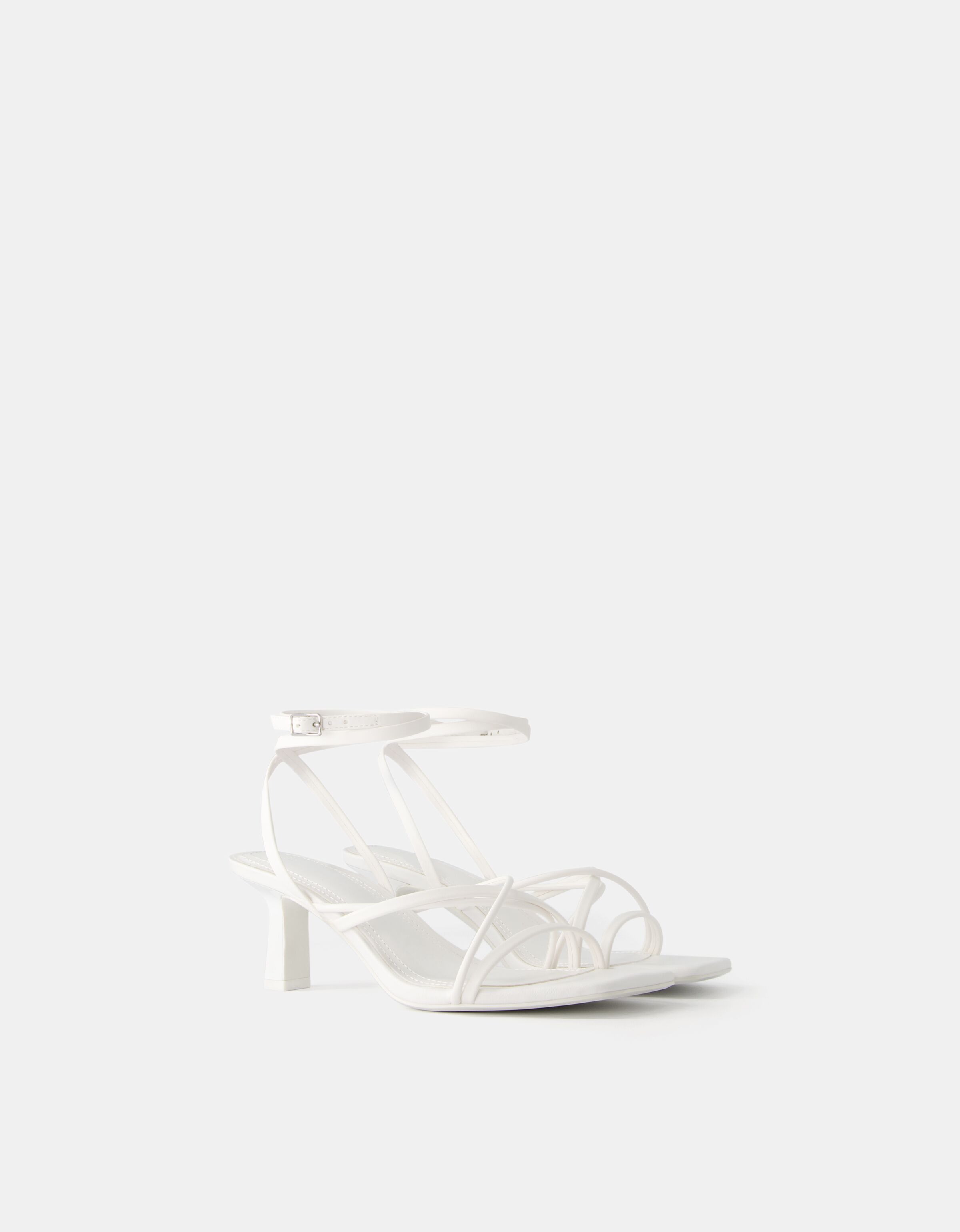 Bershka black heels store