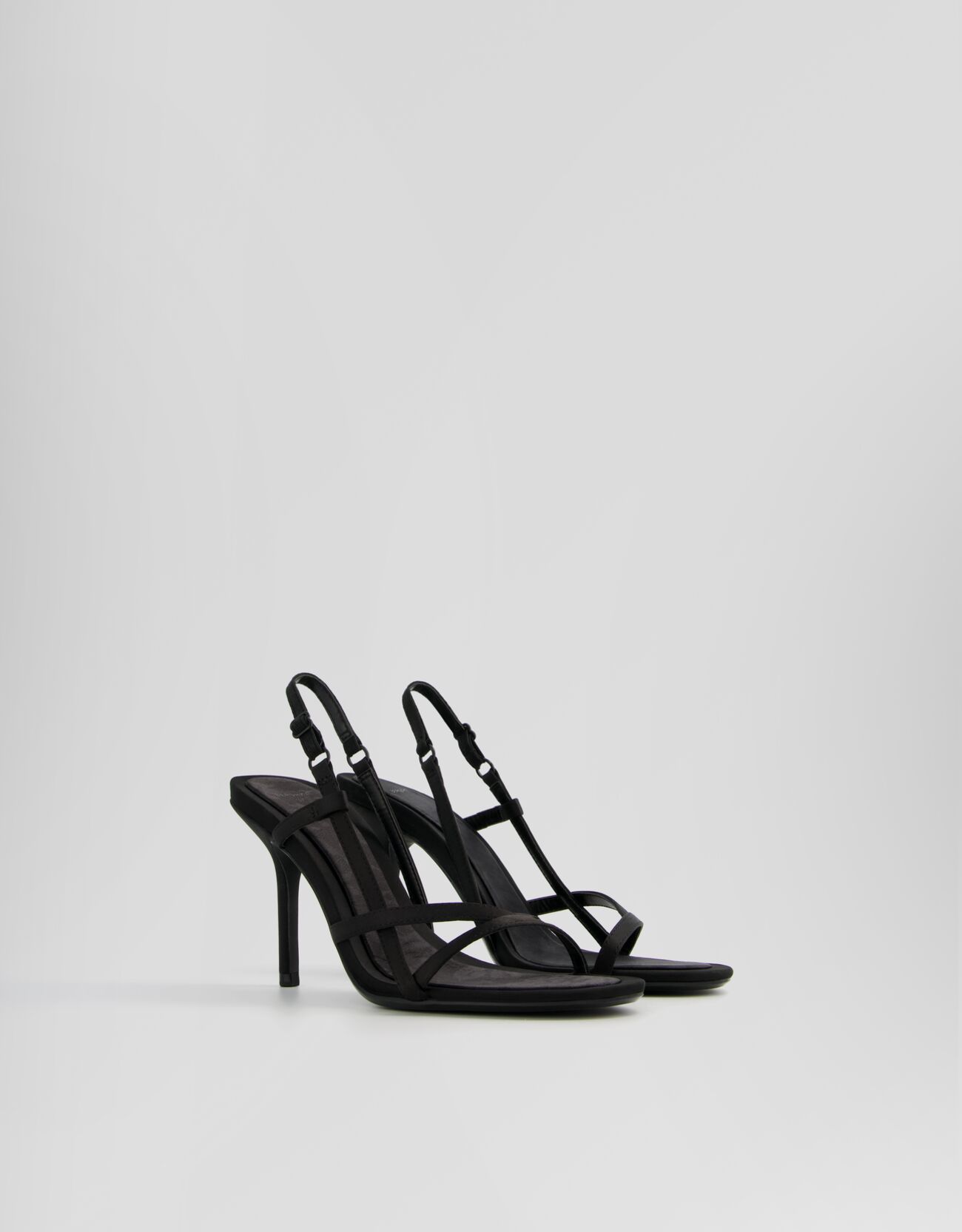 Sandales talon aiguille bride r glable Femme Bershka