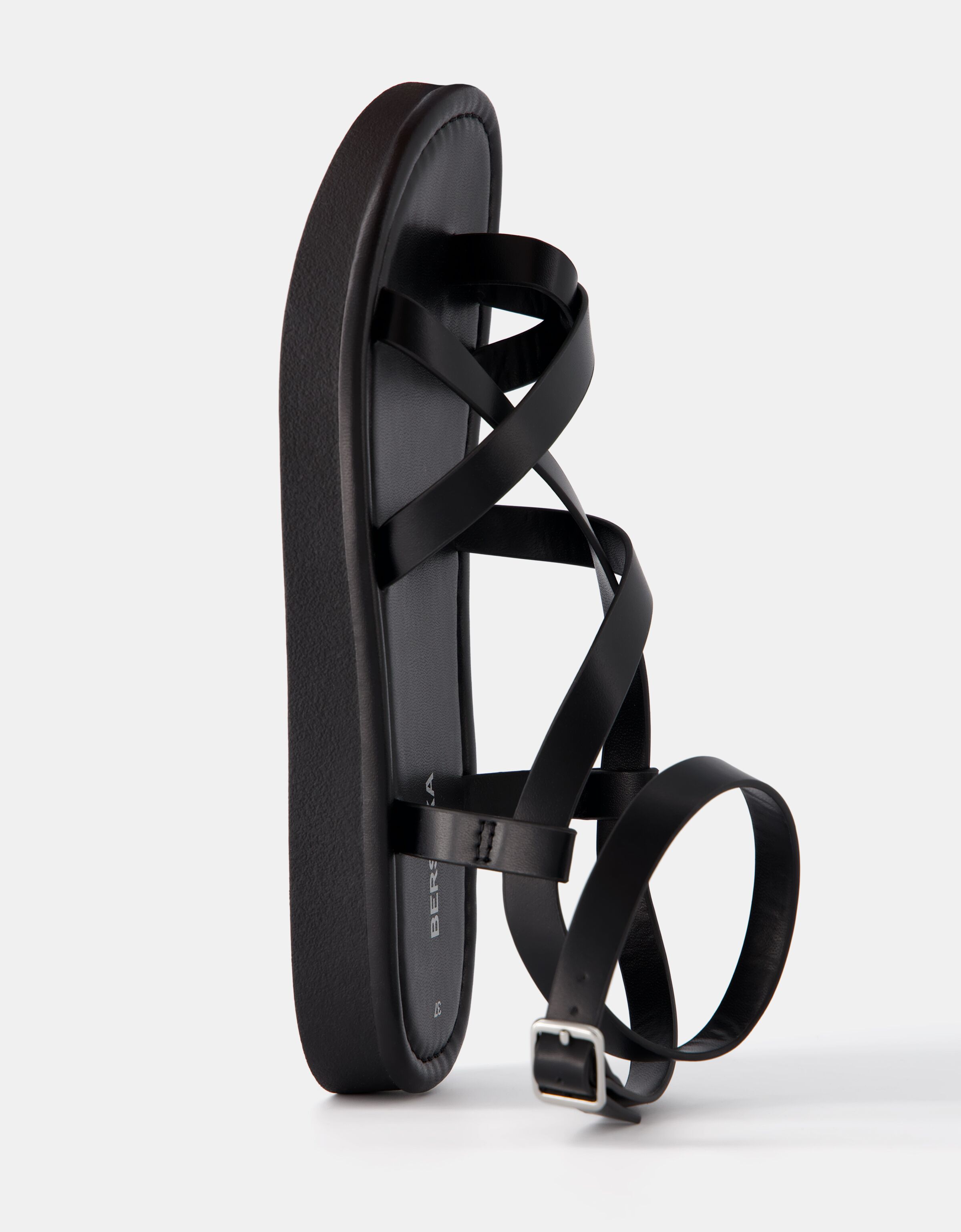 Flat multi strap sandals Shoes BSK Teen Bershka