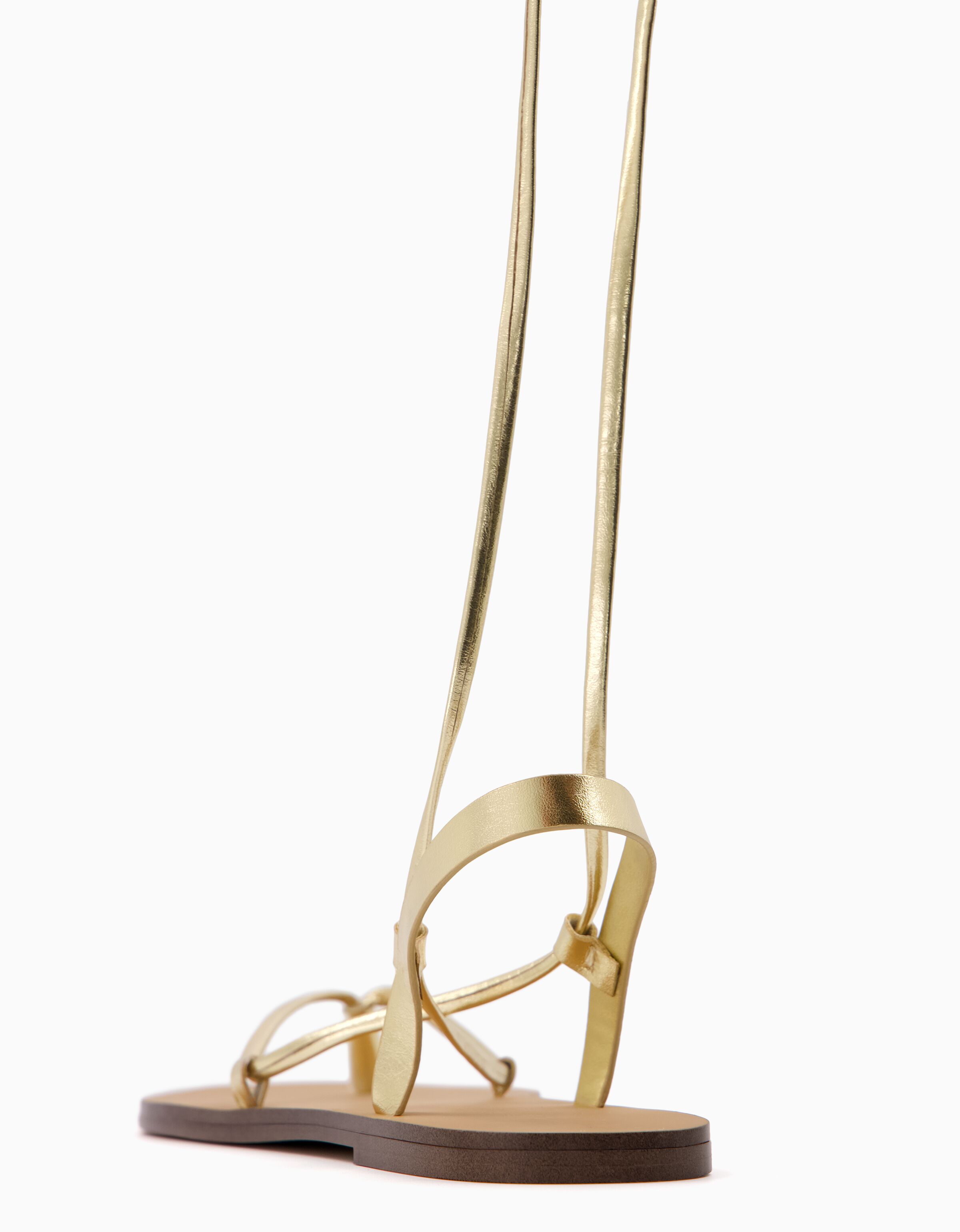 Sandali bassi allacciati hot sale