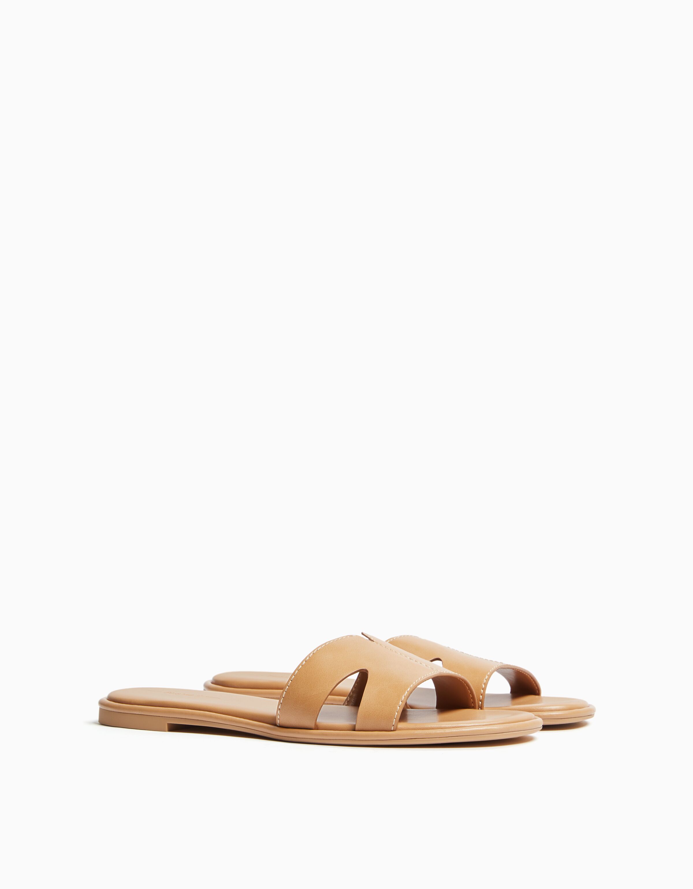 Cut out hotsell flat sandals