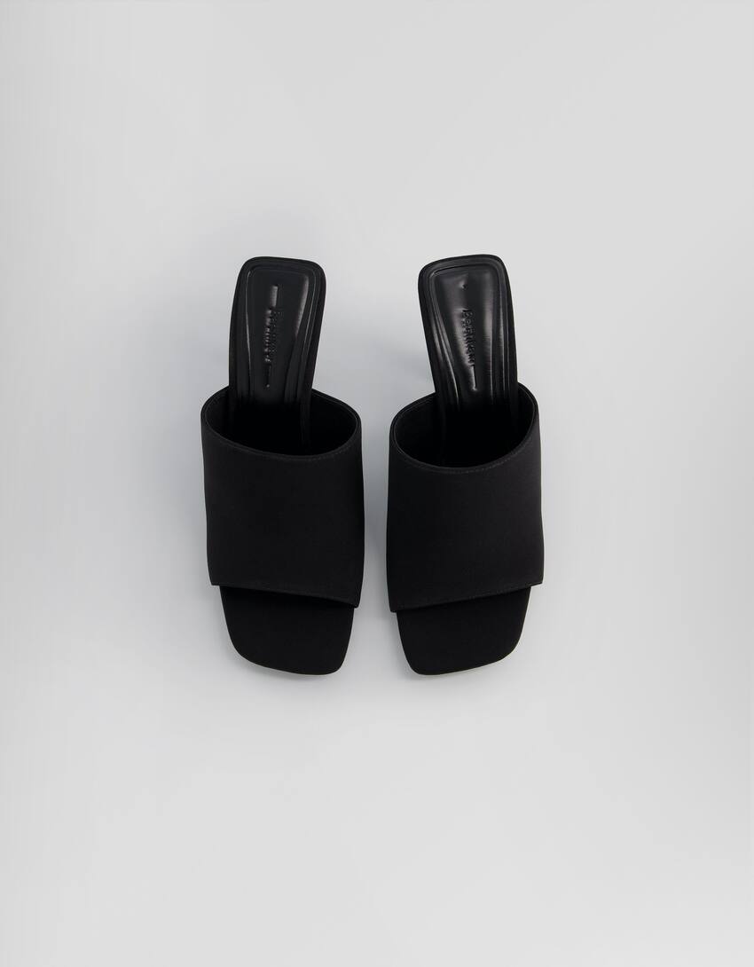 High-heel mules with detail on the heel-BLACK-2