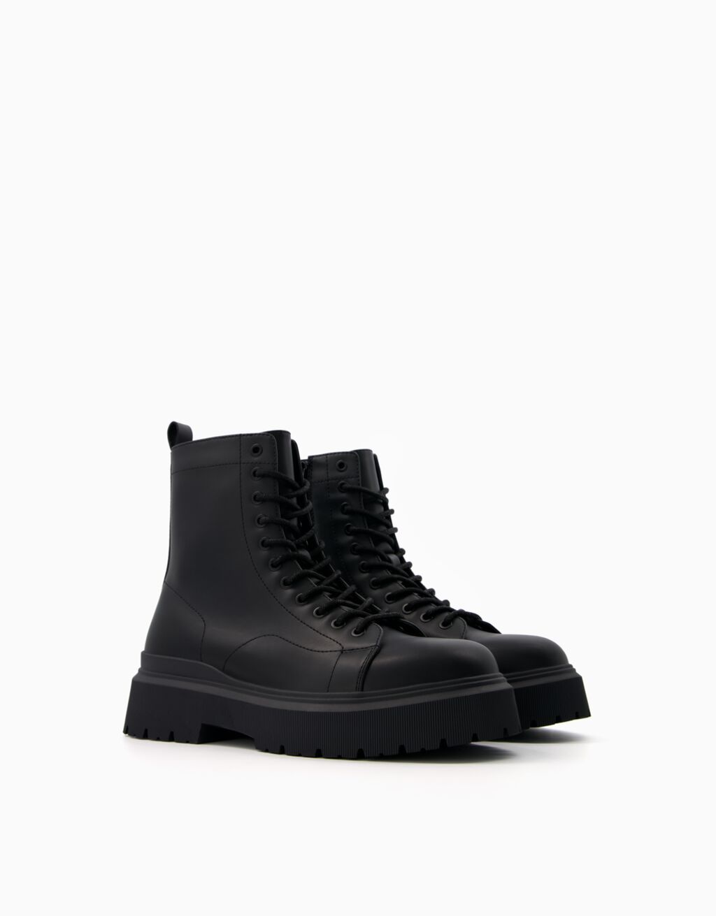 Men s track sole lace up ankle boots