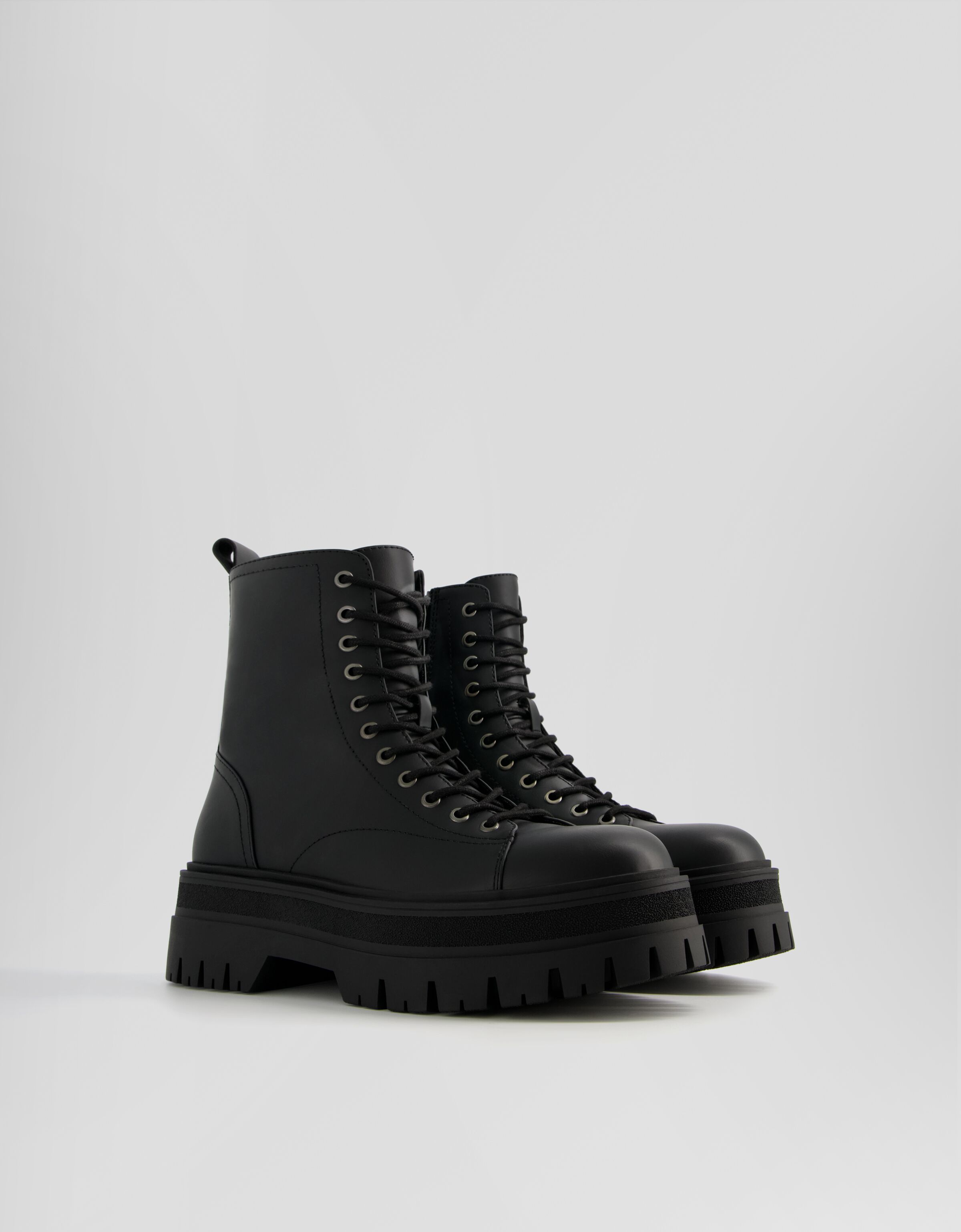 Mens lace up hot sale combat boots