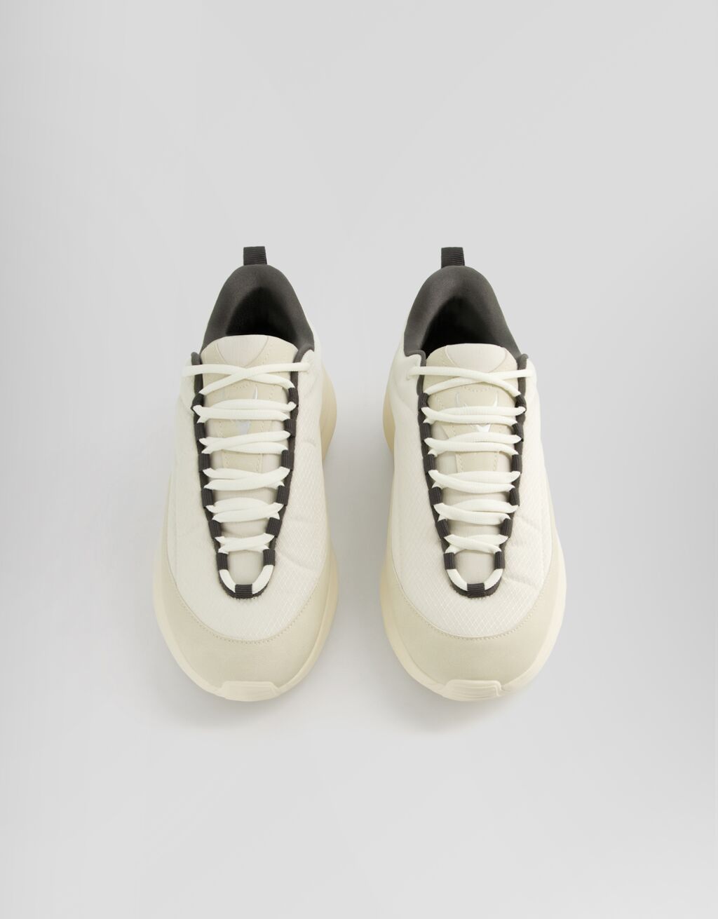 Sneakers matelassées volume homme-Blanc-4