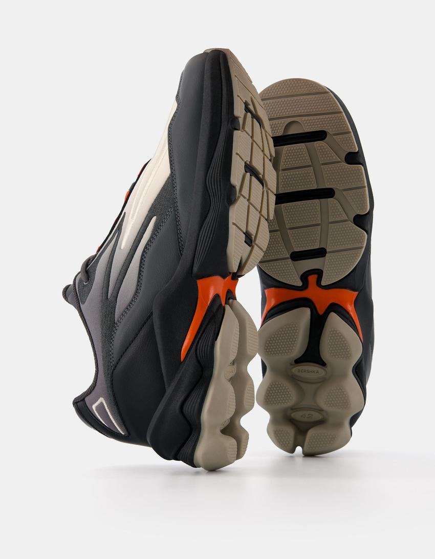 حذاء رياضي رجالي بنعل بدبابيس معدنية-متعدد الألوان-3