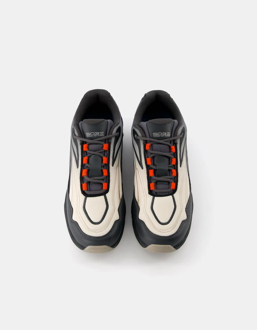 حذاء رياضي رجالي بنعل بدبابيس معدنية-متعدد الألوان-4