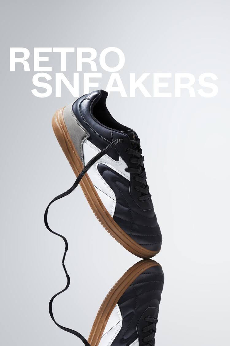 Sneakers style football rétro