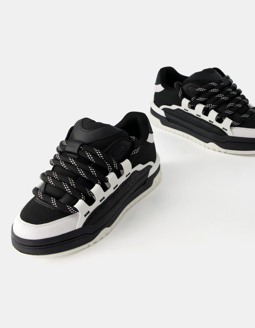 Baskets volume type skate homme-Multicouleur-4