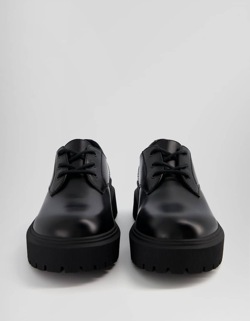 Chaussures style derbies homme-Noir-3