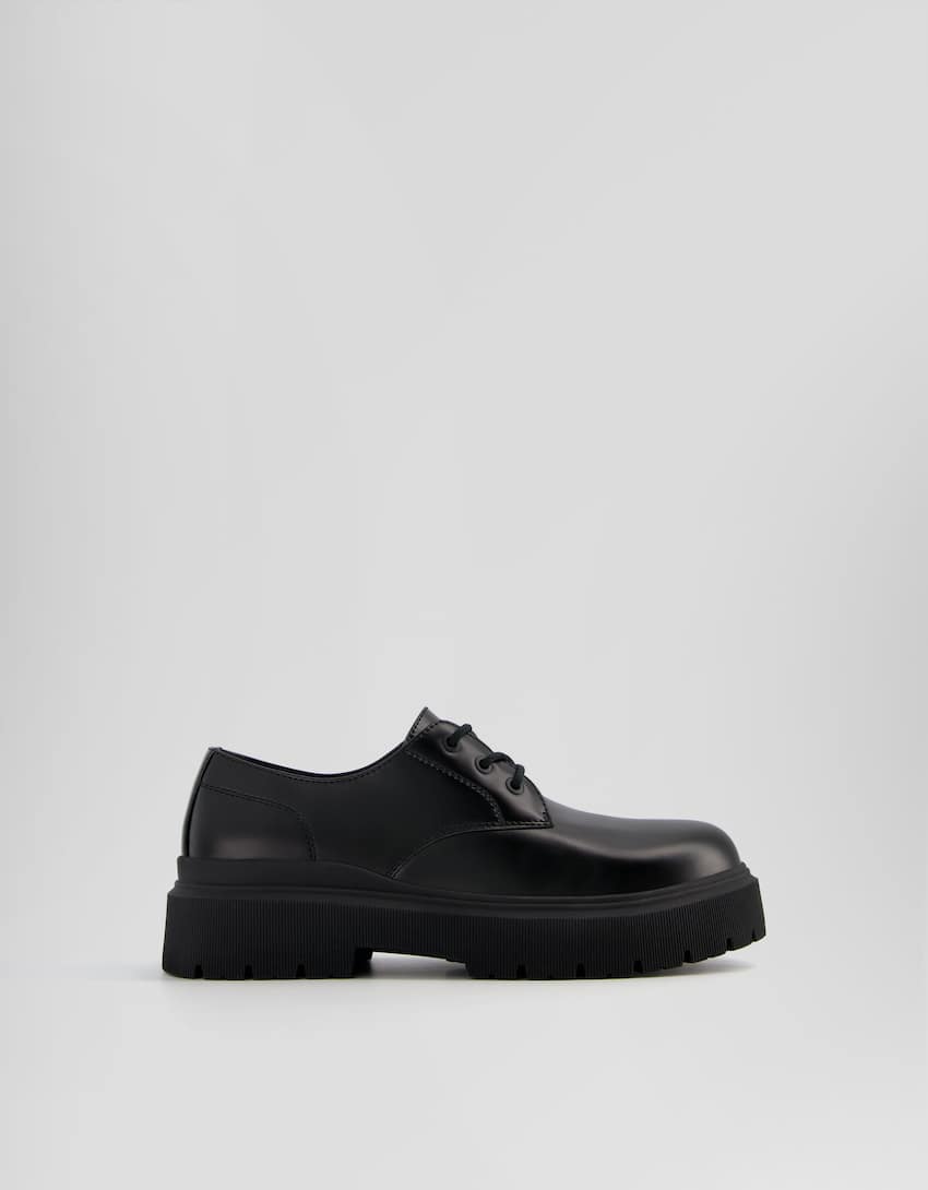Men’s derby shoes-BLACK-5