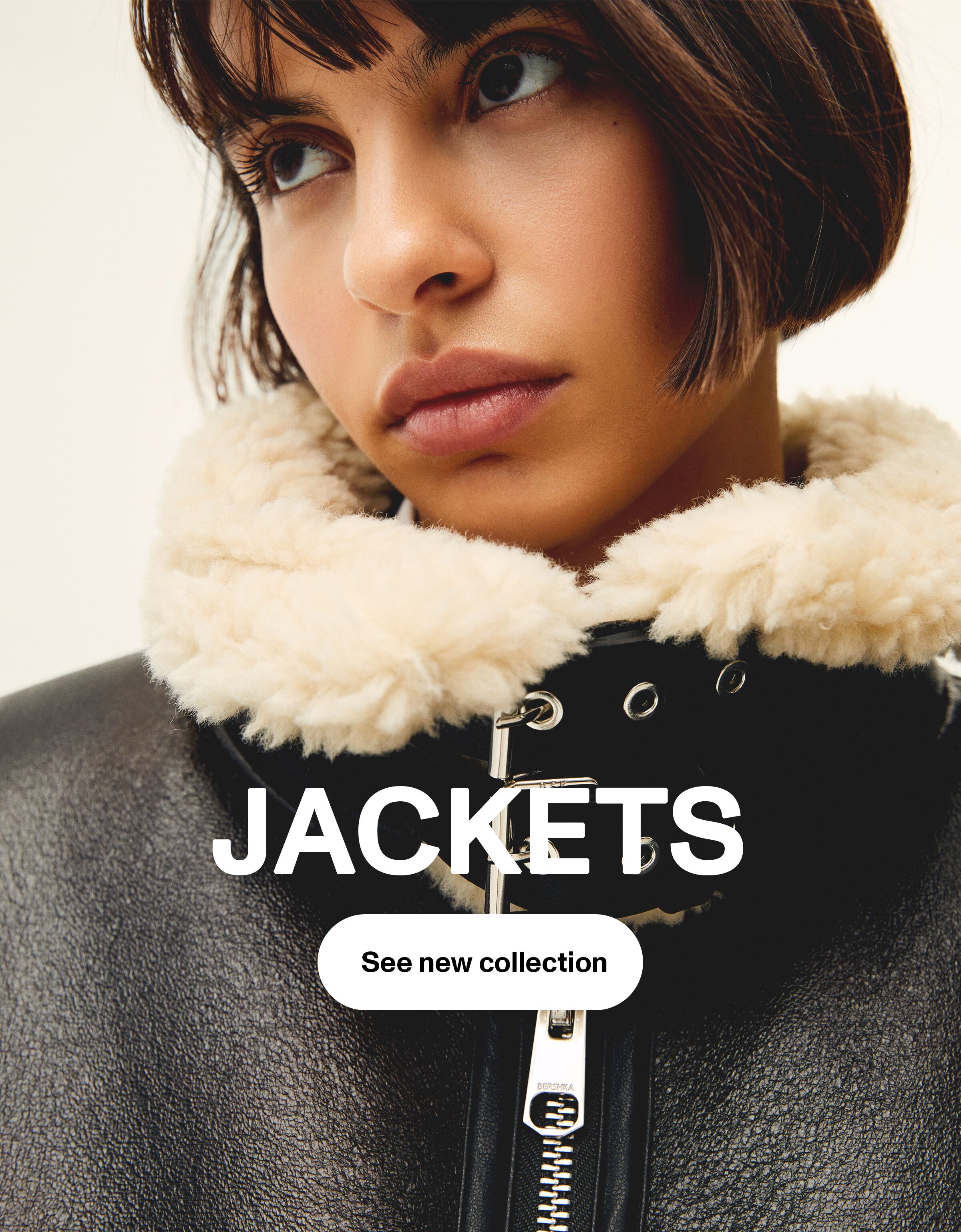ג'קטים ומעילים אישה Bershka