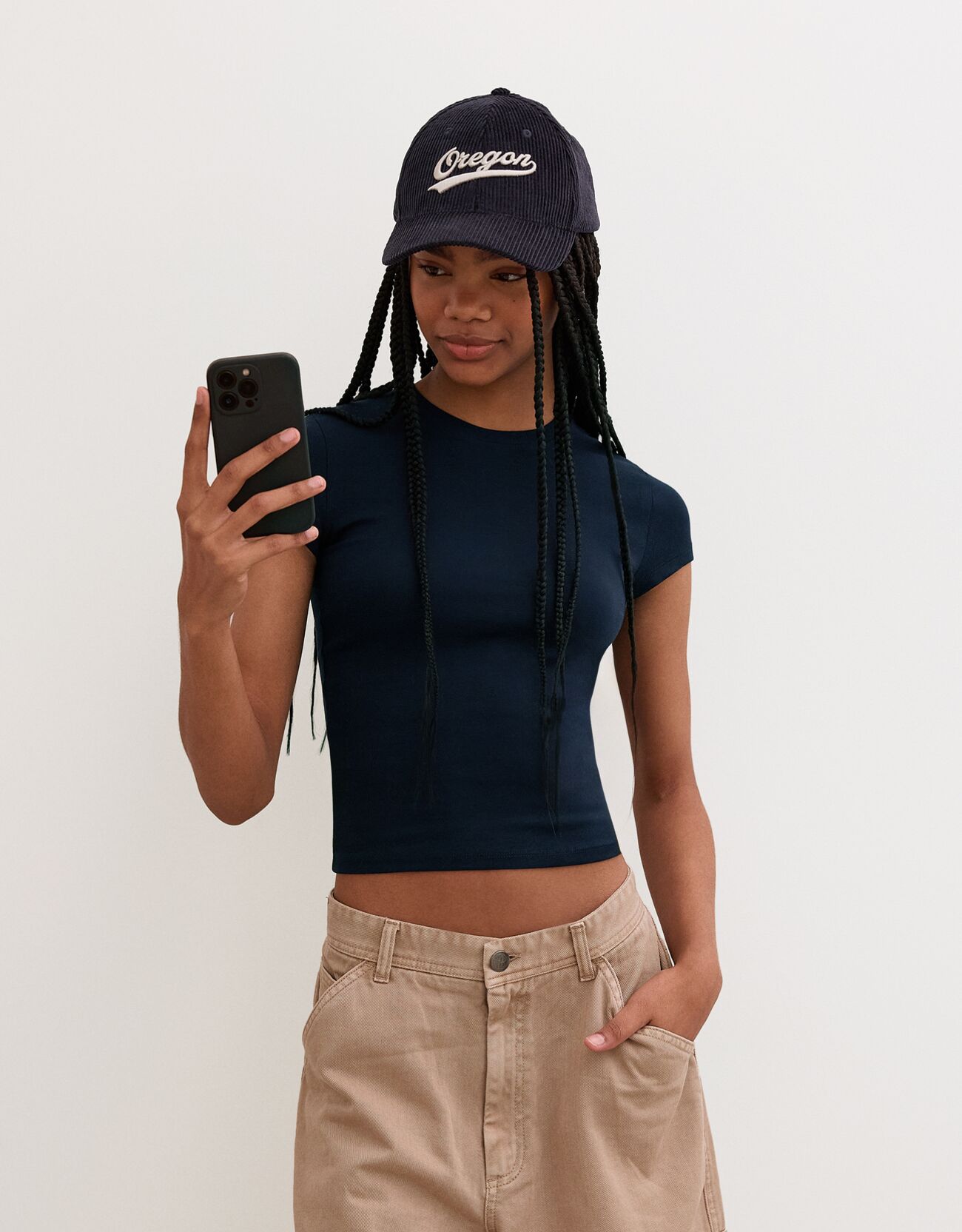 Short sleeve crew neck T-shirt