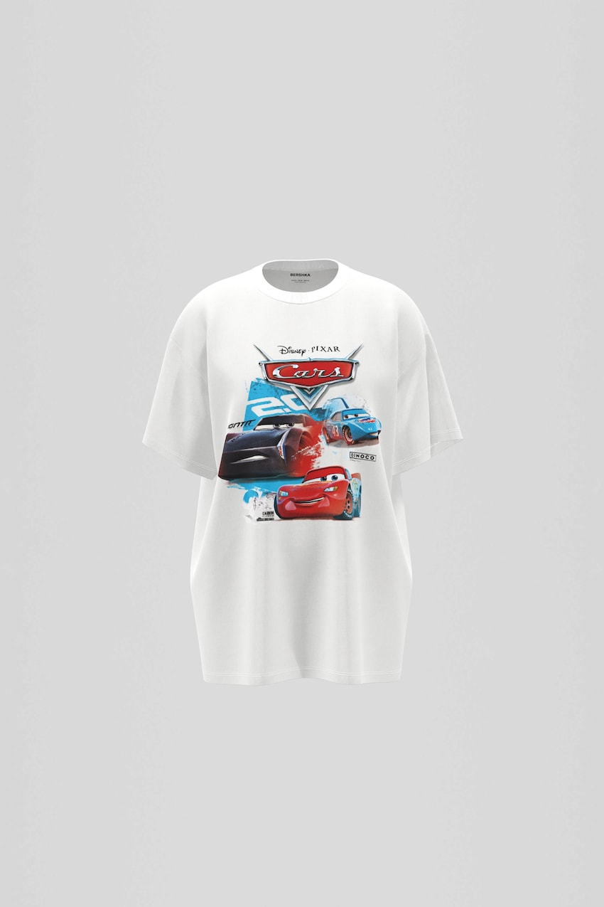 Cars oversize short sleeve T-shirt-Off white-0