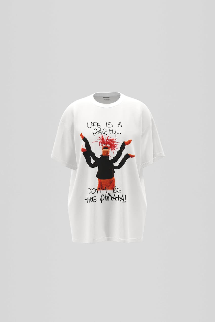 Muppets oversize short sleeve T-shirt-Off white-0