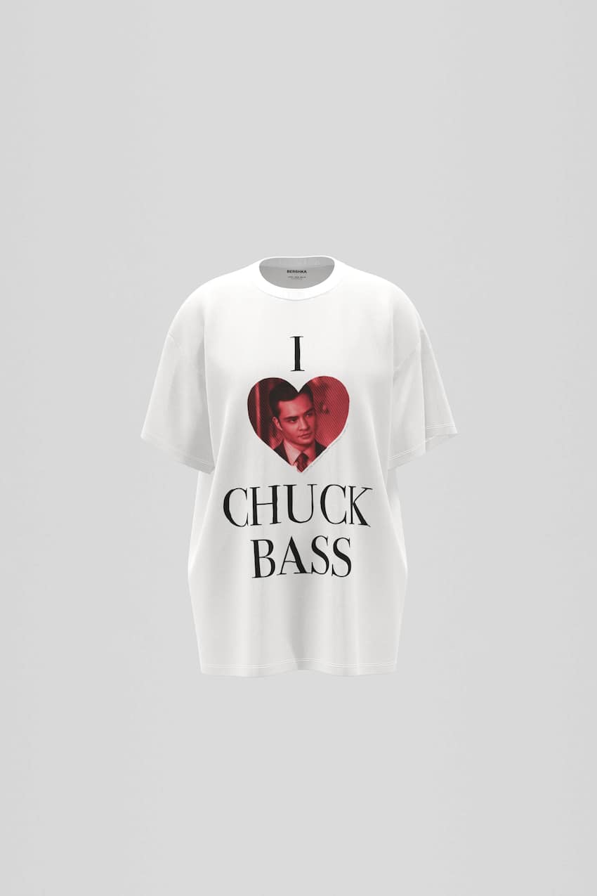 Gossip Girl oversize short sleeve T-shirt-Off white-0