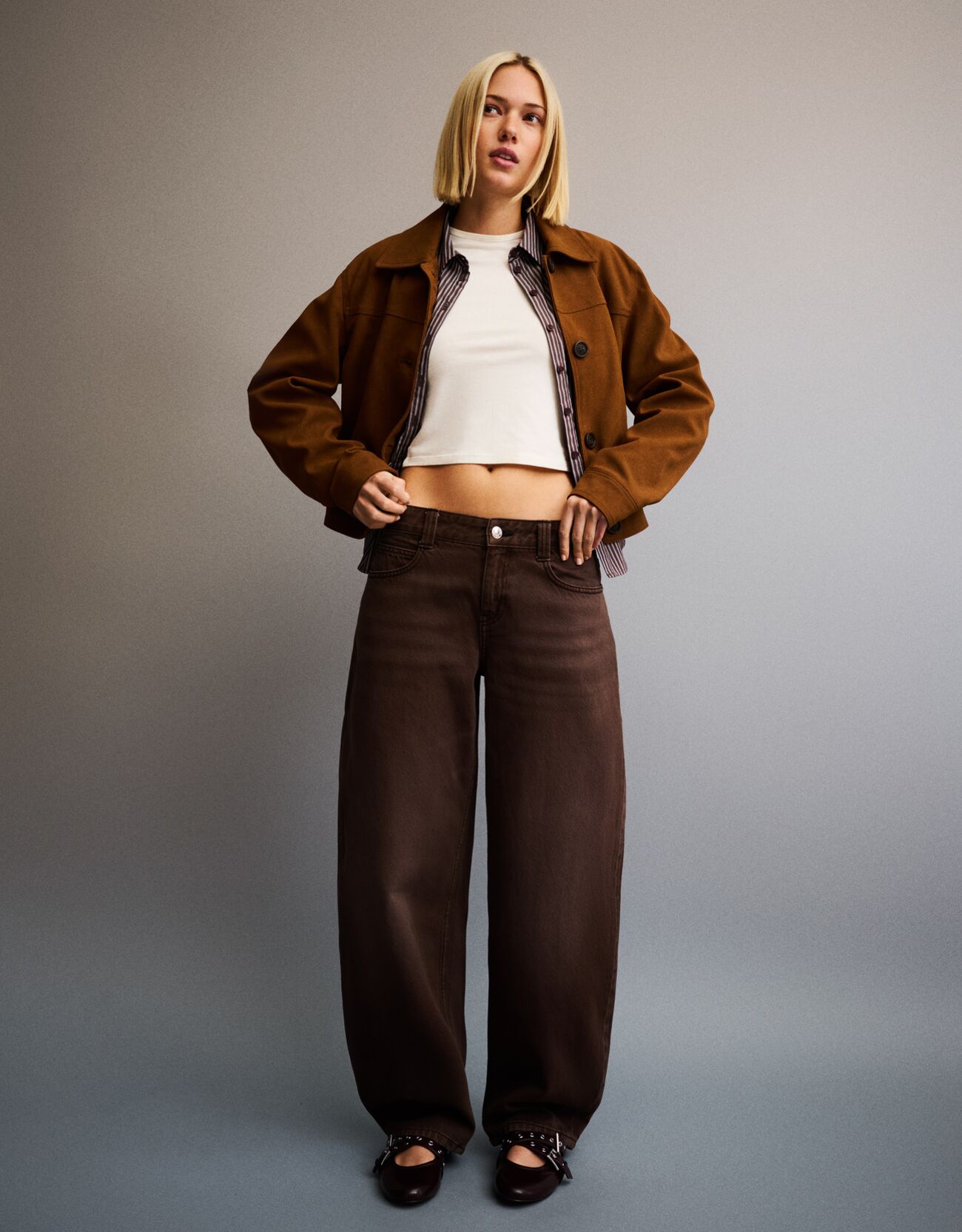 Baggy barrel jeans