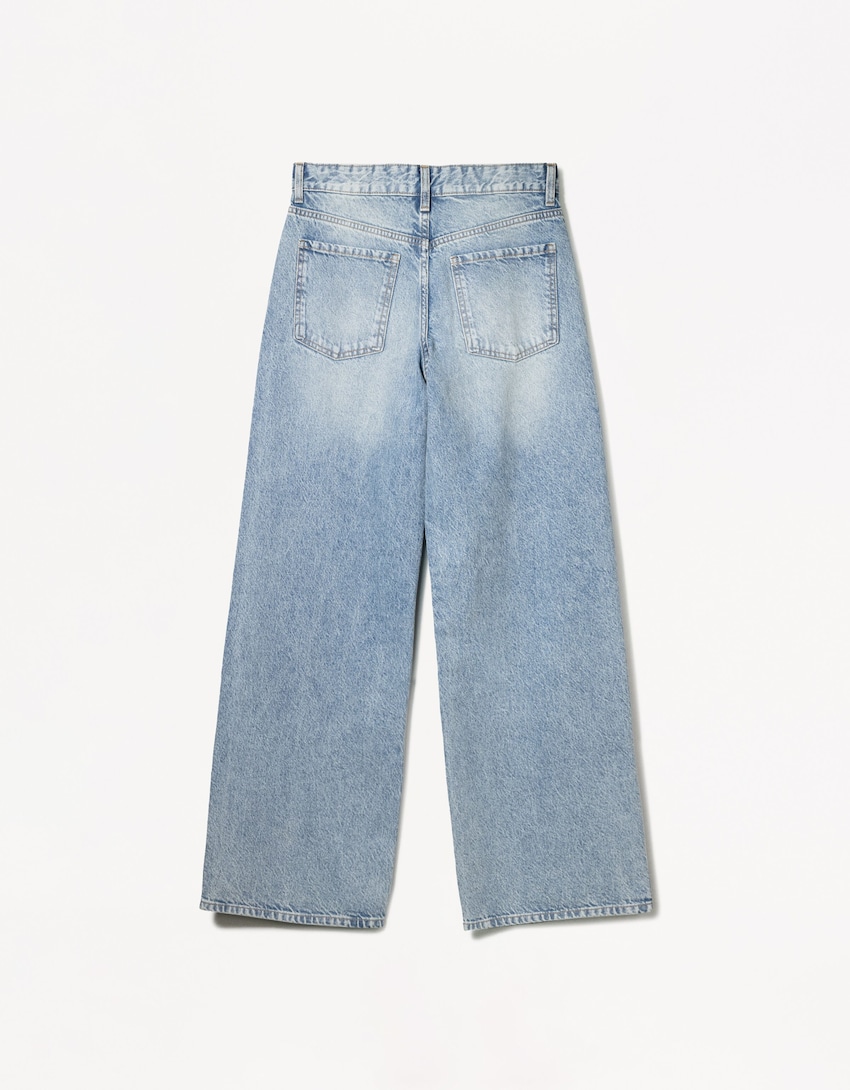 Jean boyfriend-Bleu lavé-4