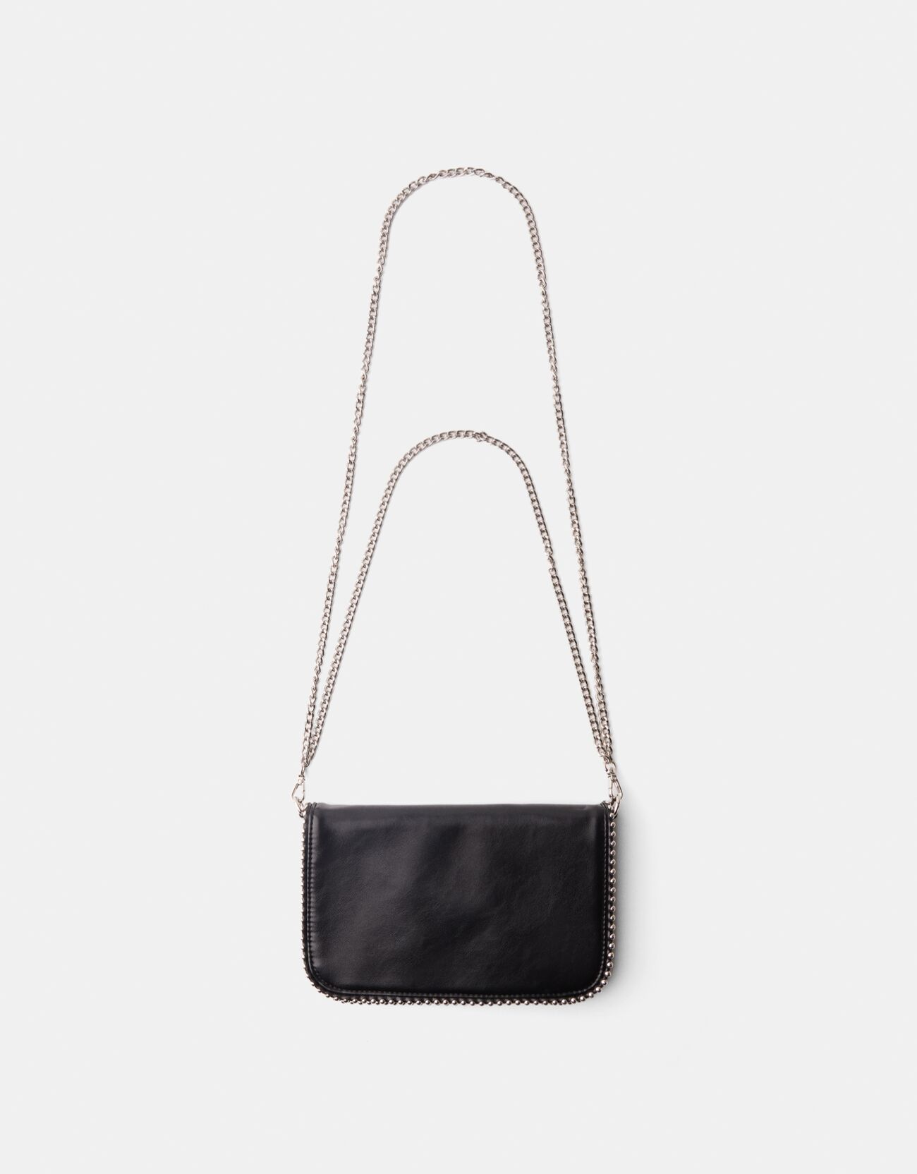 Bershka Multiway-Umhängetasche Aus Kunstleder Damen Schwarz