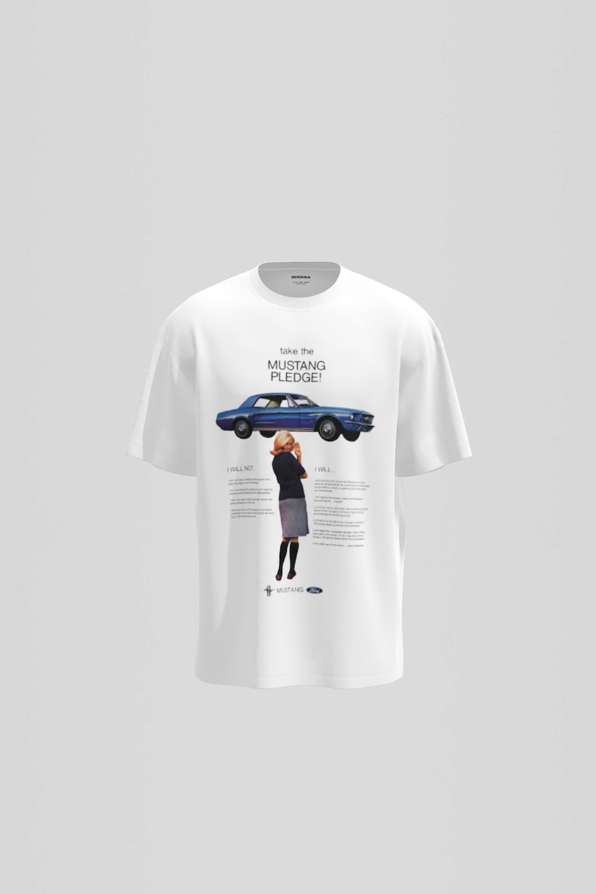 Ford short sleeve T-shirt-White-0